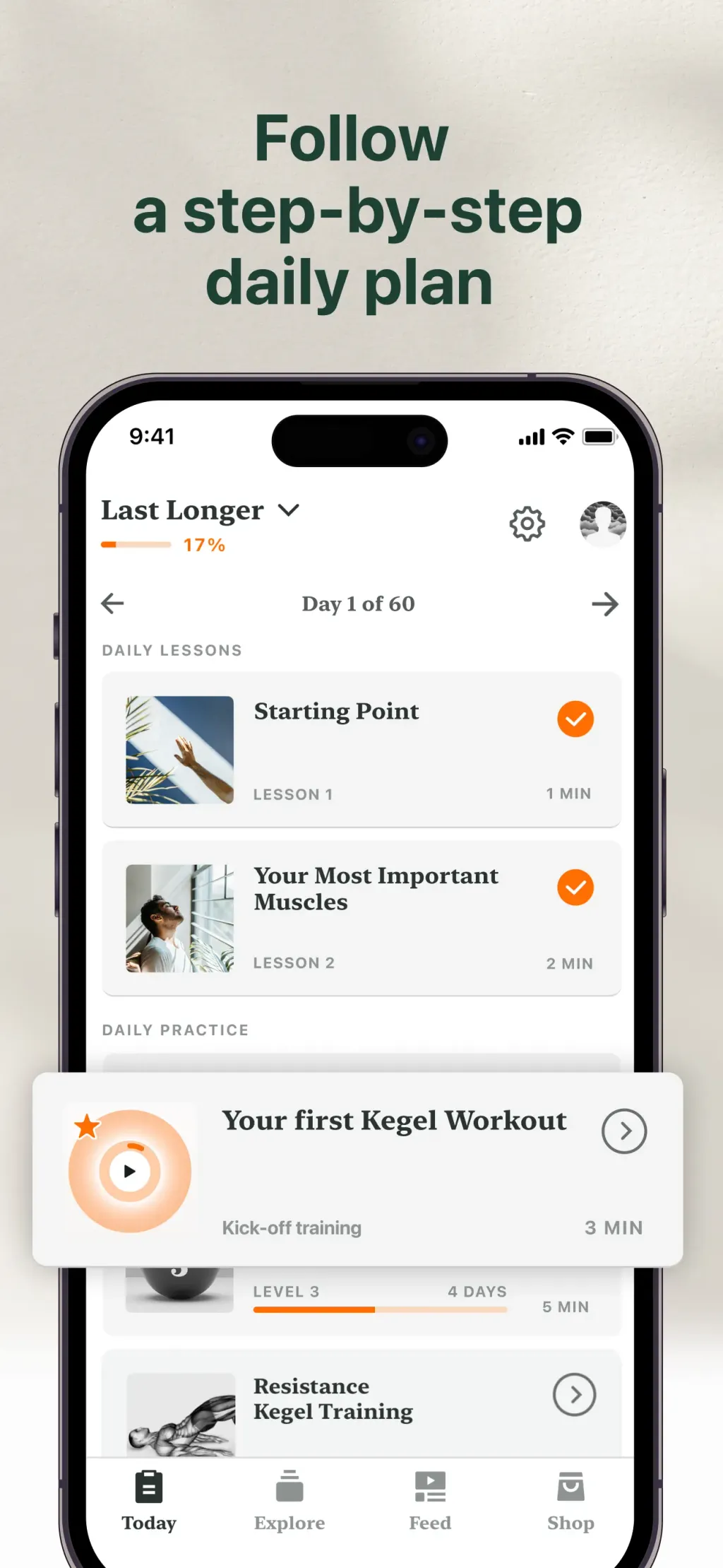 The Coach: Mens Health & Kegel screenshot 2