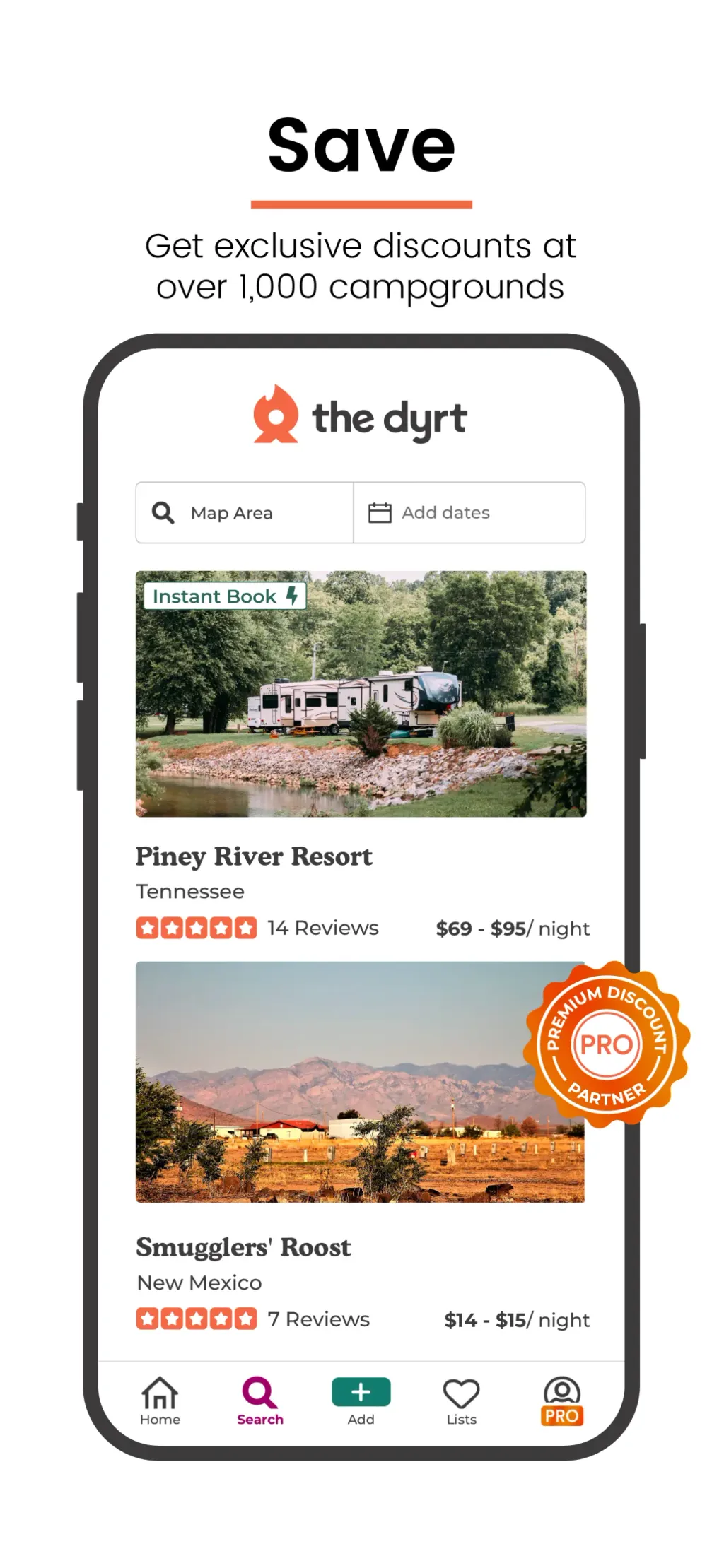 The Dyrt: RV & Free Camping App Store screenshot 5
