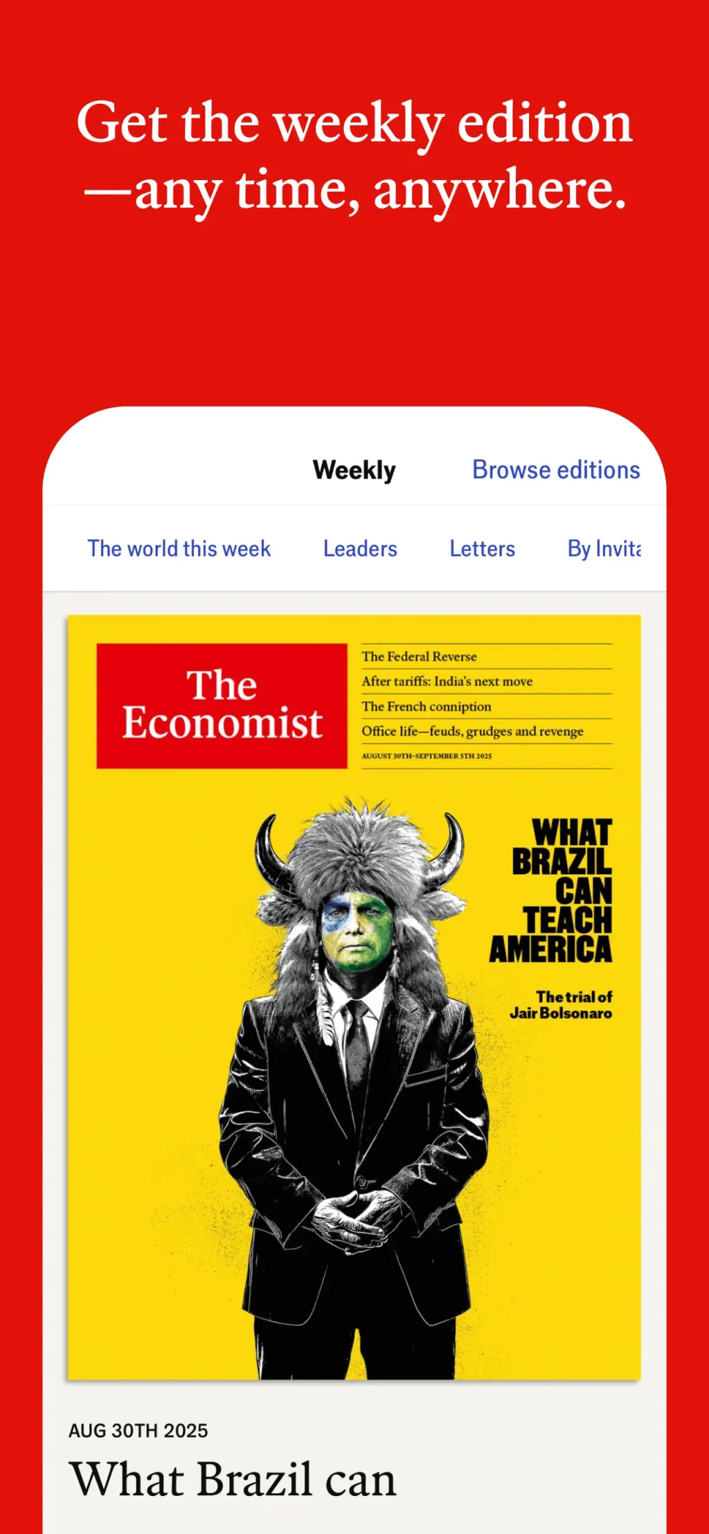 The Economist: News & Analysis screenshot 5