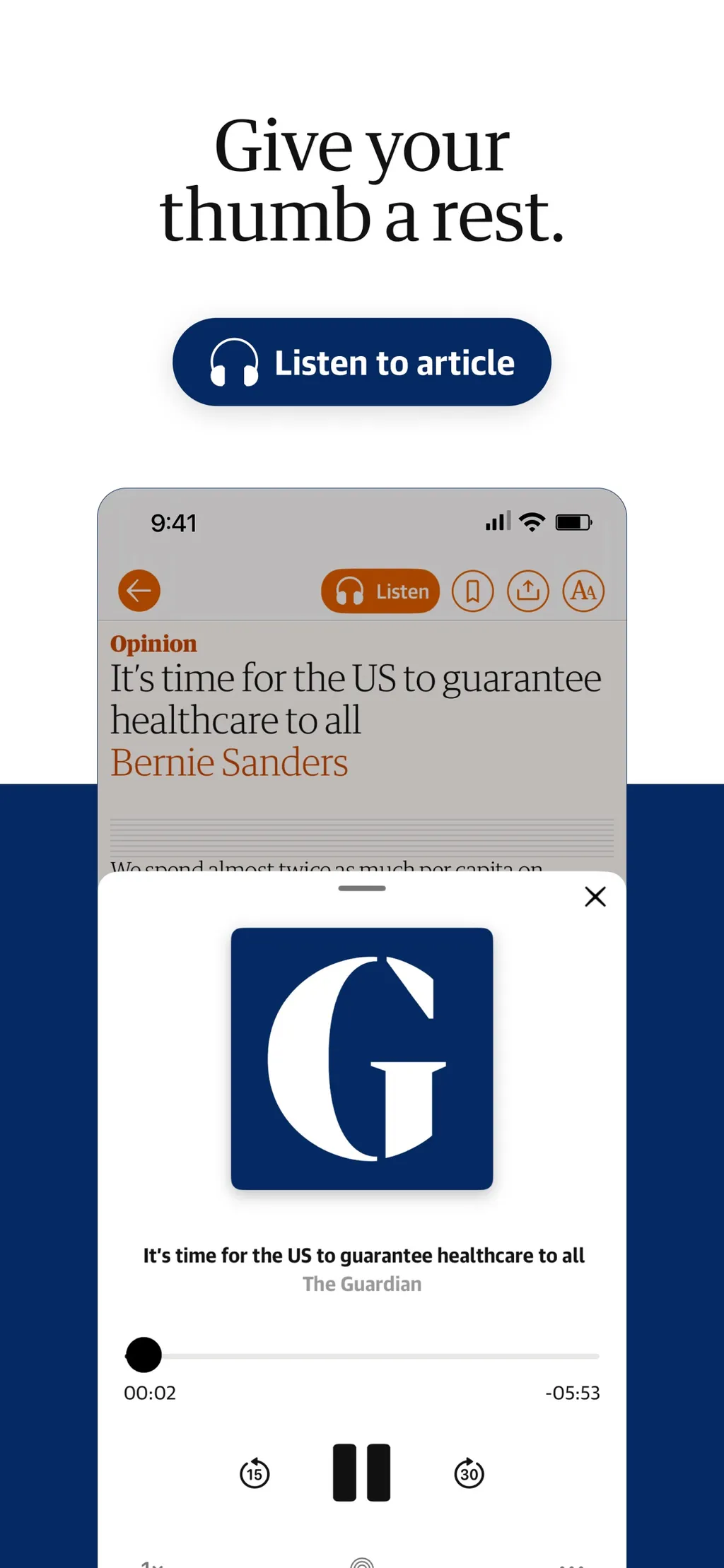 The Guardian - US & World News App Store screenshot 5