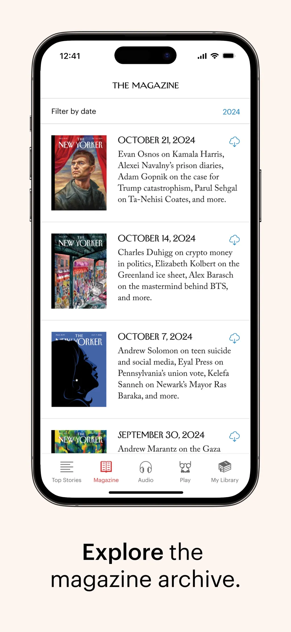 The New Yorker App Store screenshot 5