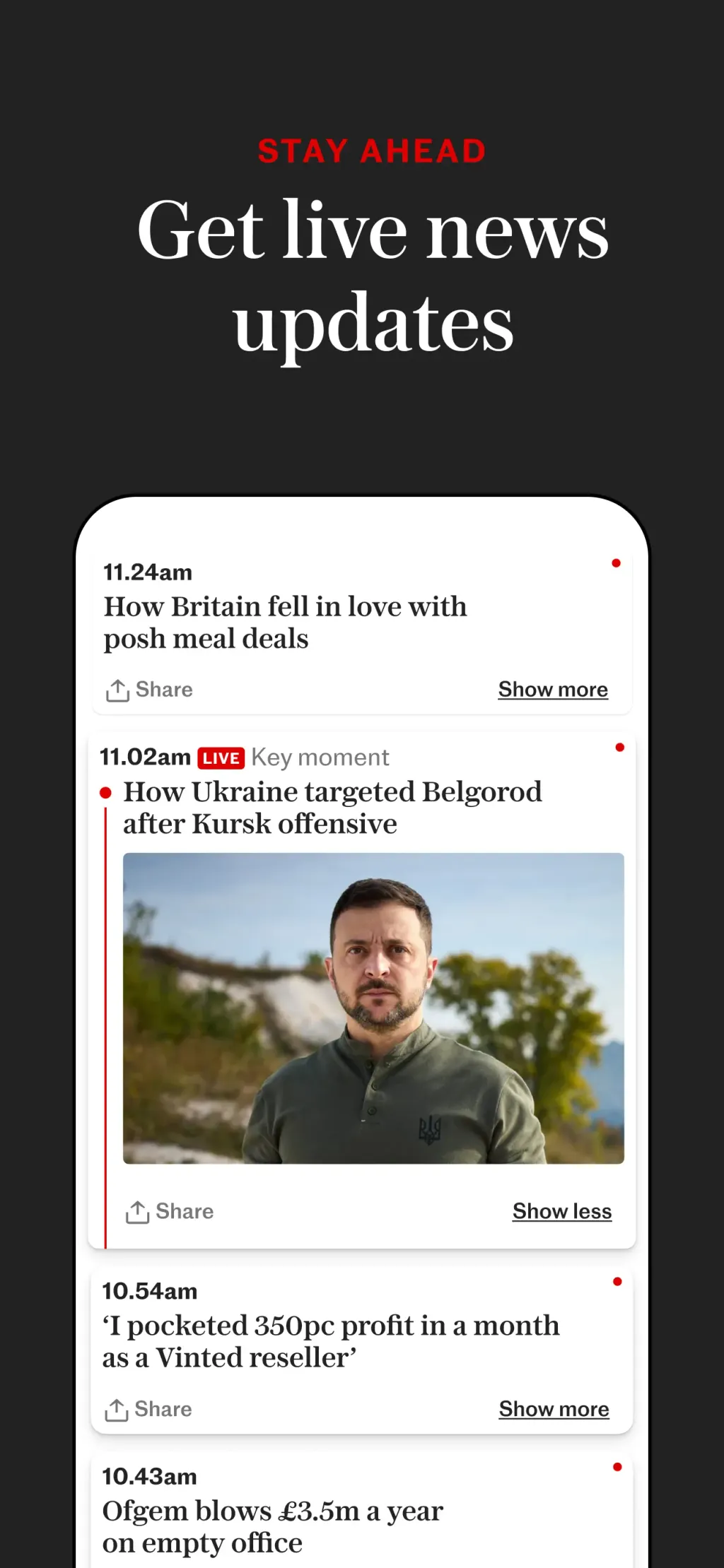 The Telegraph: UK & World News screenshot 3