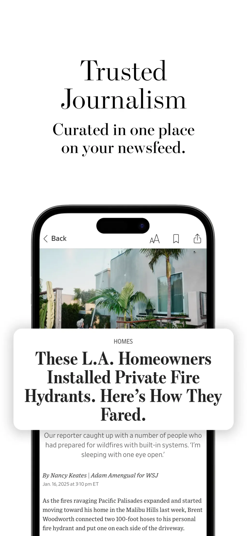 WSJ: Exclusive News & Insights App Store screenshot 1