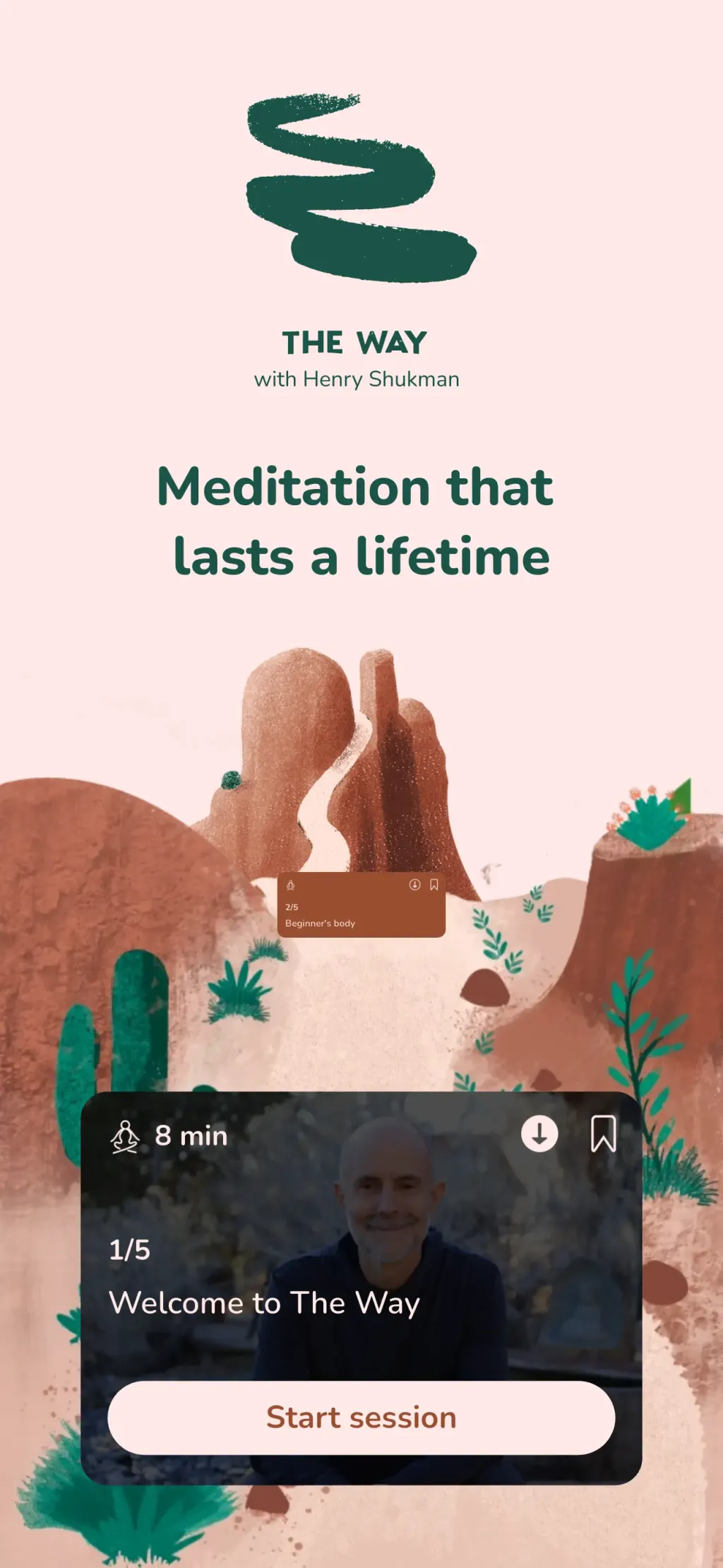 The Way - Guided Meditation App Store screenshot 1