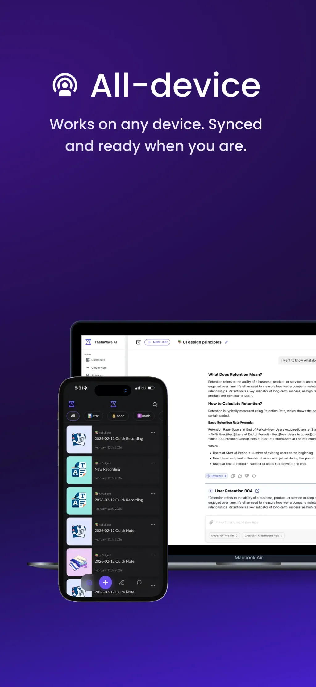 ThetaWave-AI Study Notes App Store screenshot 8