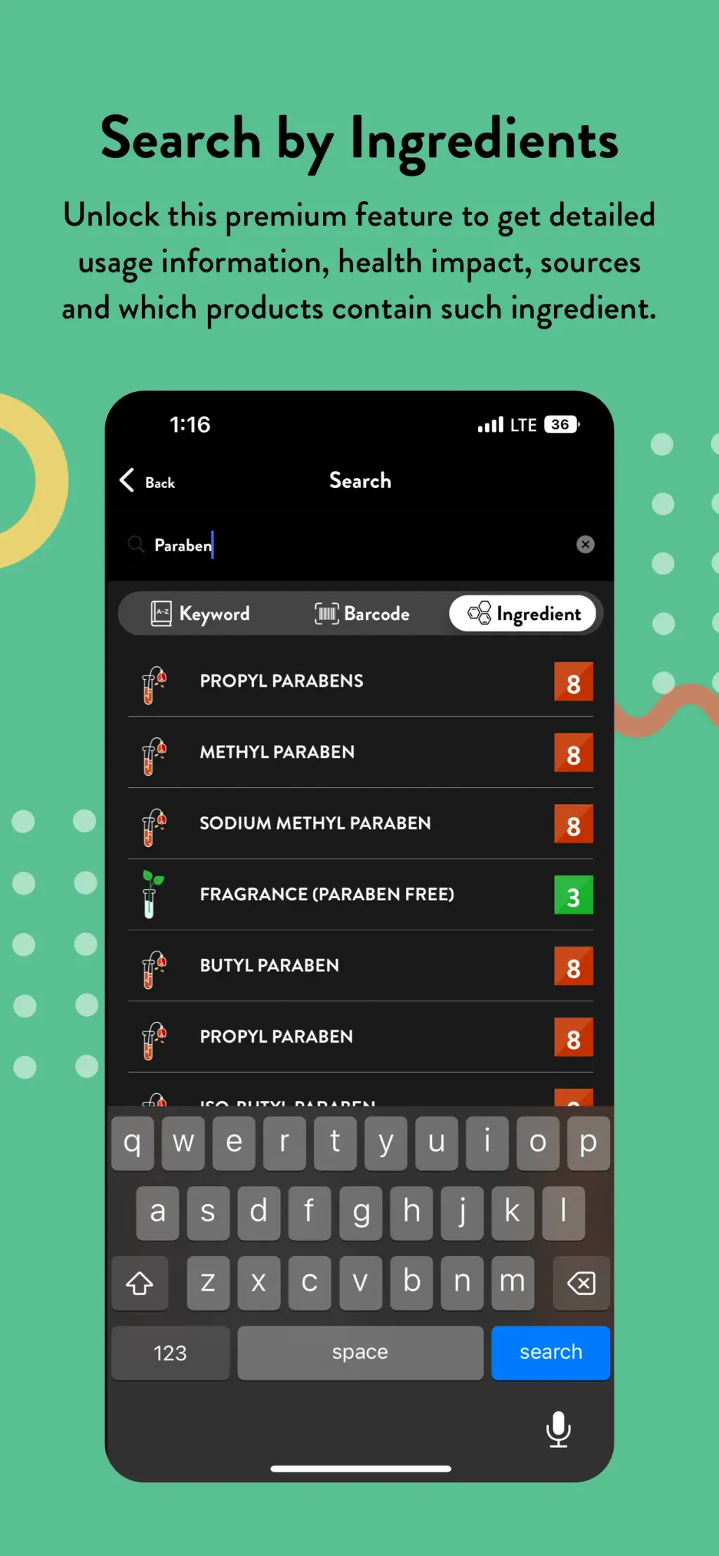 Think Dirty – Shop Clean App Store screenshot 8