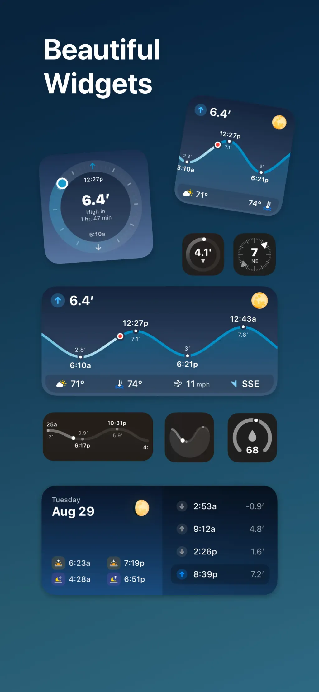 Tide Guide: Charts & Tables App Store screenshot 6