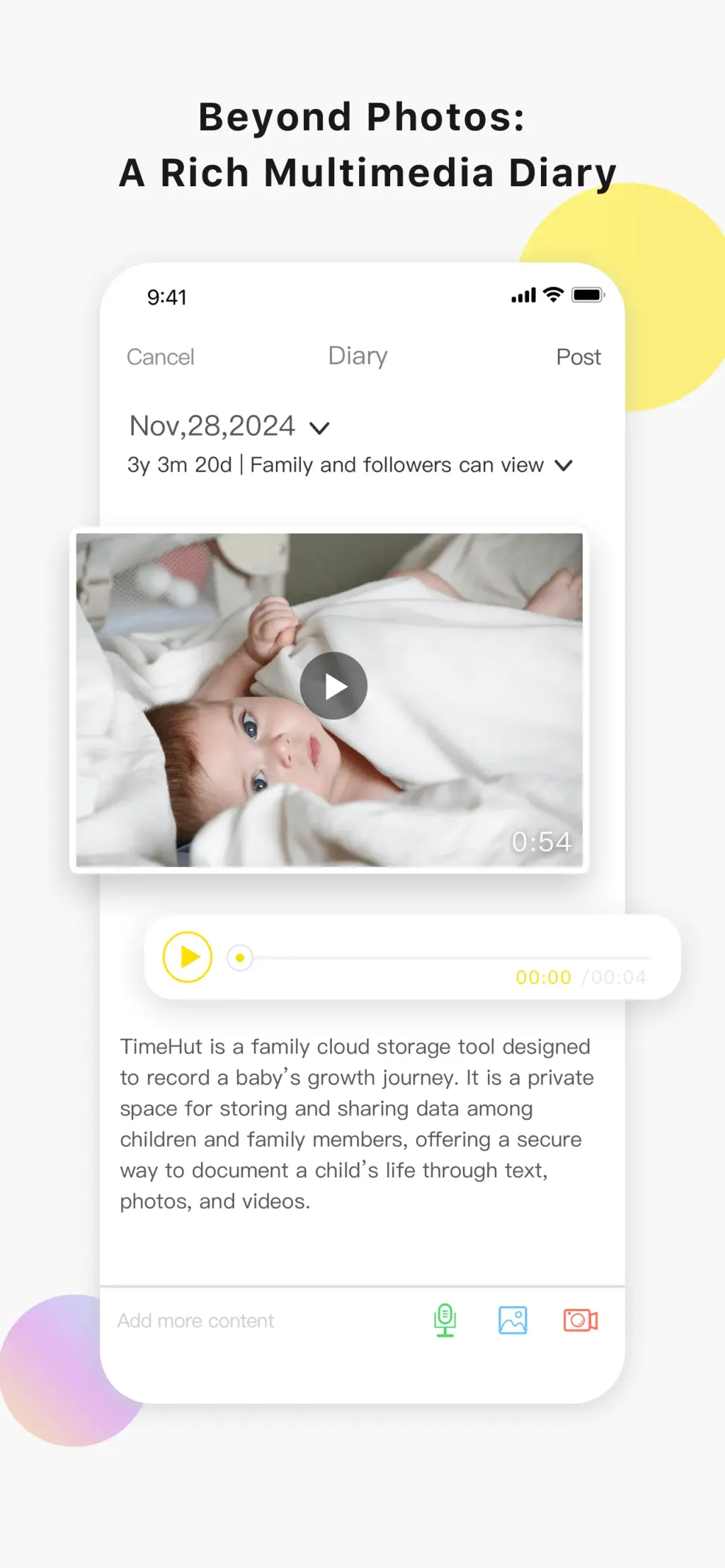 TimeHut - Baby Album App Store screenshot 6