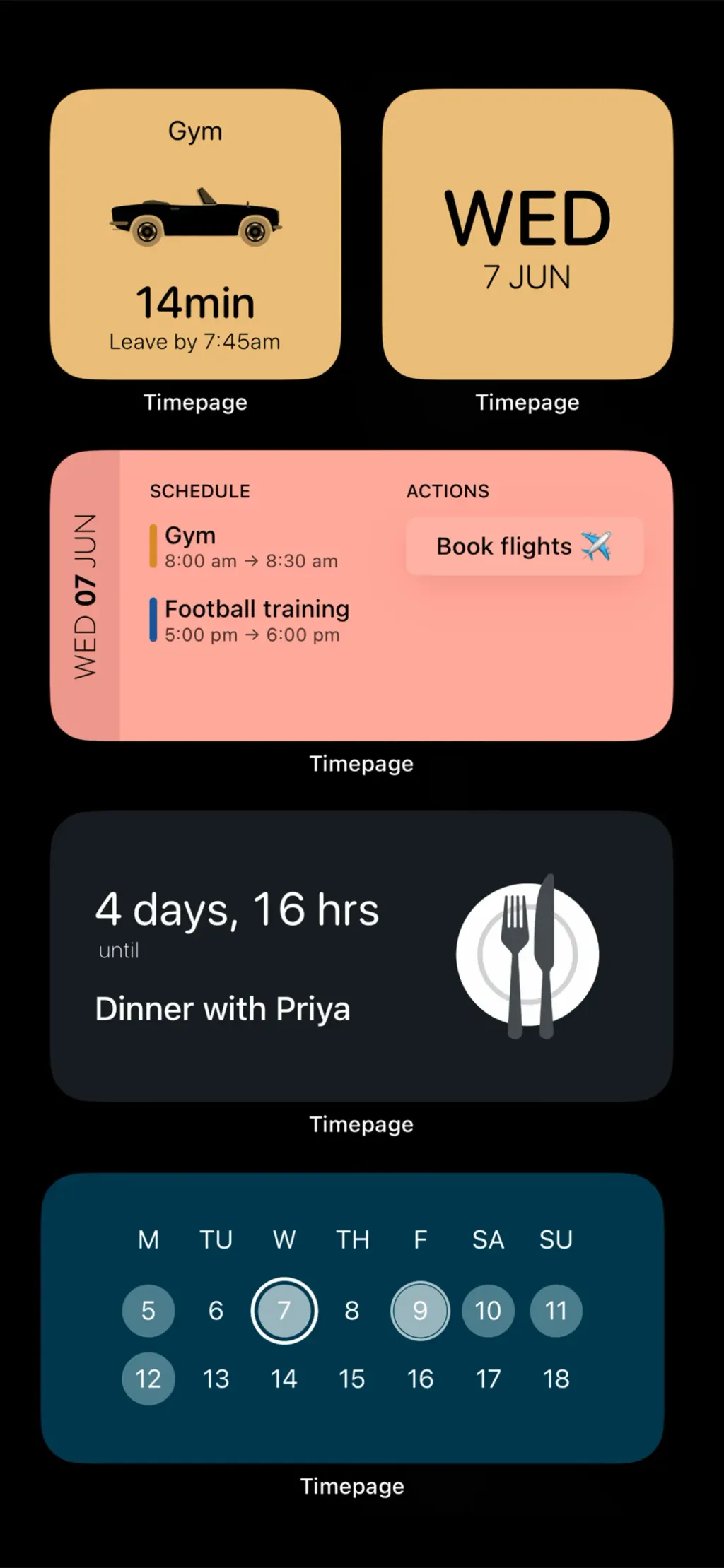 Timepage: Calendar Planner App Store screenshot 6