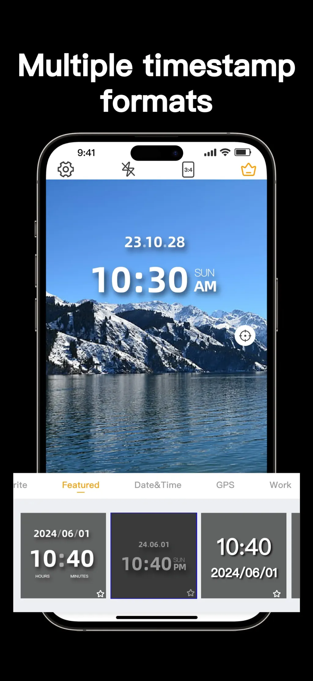 Timestamp Camera: Time stamp App Store screenshot 5