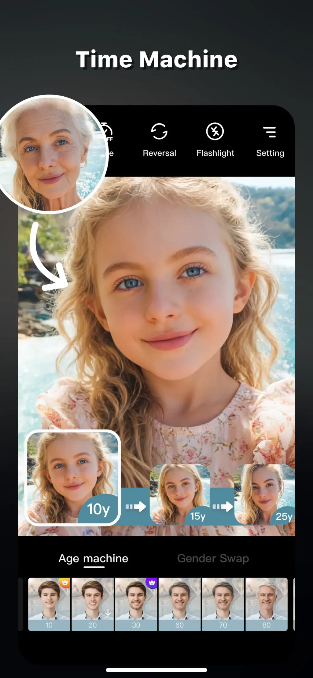 Timor - Aging App & Wallpics App Store screenshot 1