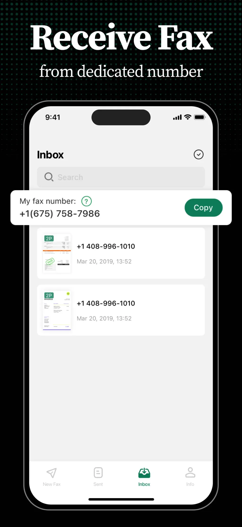 Tiny Fax: Send Fax From iPhone App Store screenshot 6