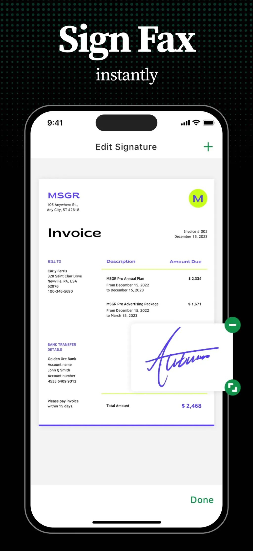 Tiny Fax: Send Fax From iPhone App Store screenshot 7