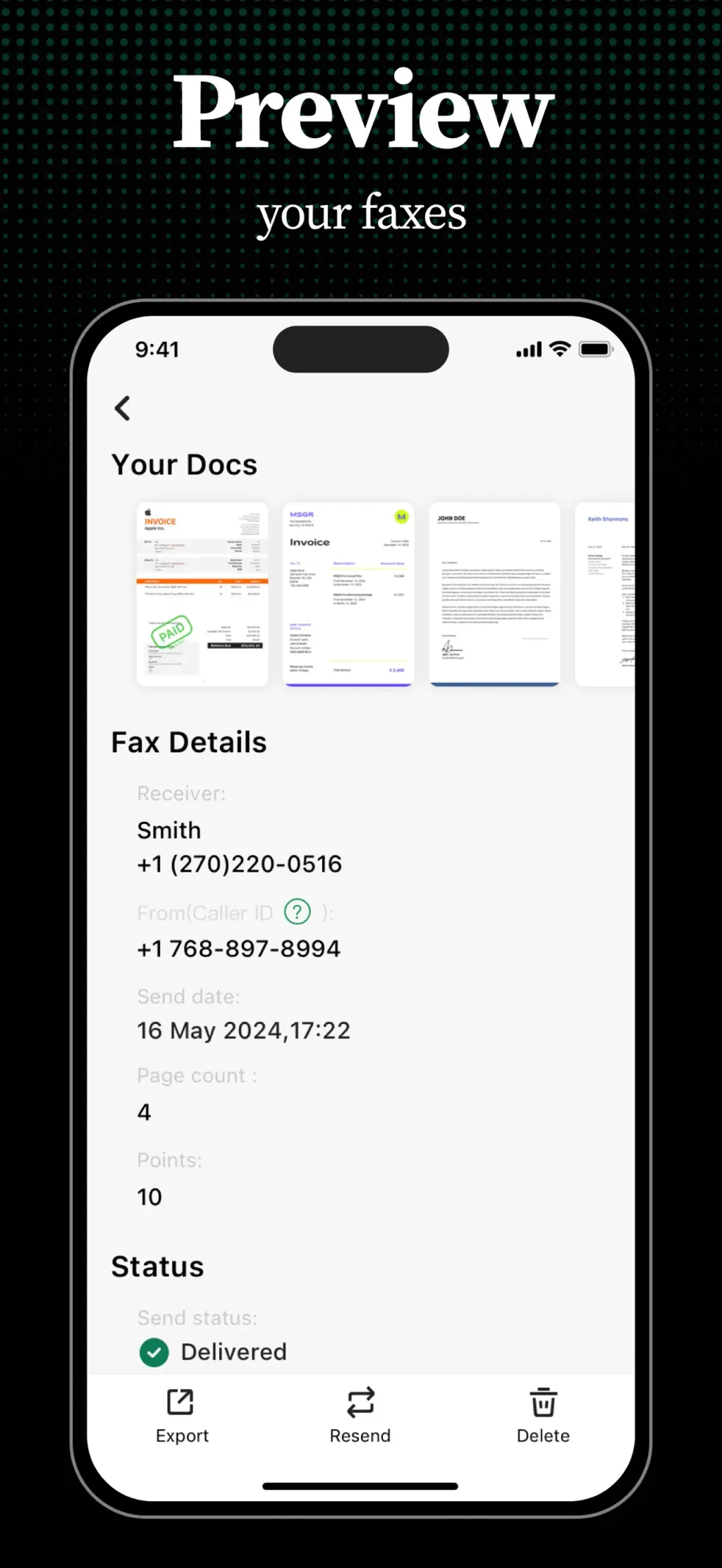Tiny Fax: Send Fax From iPhone App Store screenshot 8