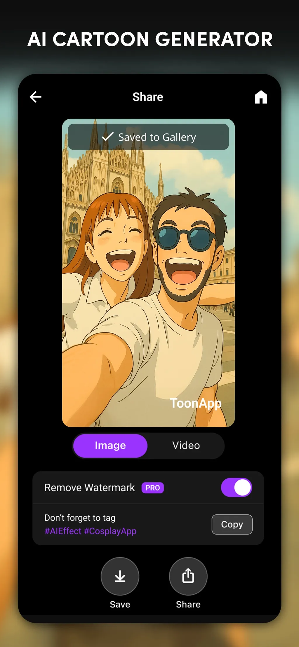 Toonapp: AI Photo & Video Art App Store screenshot 7