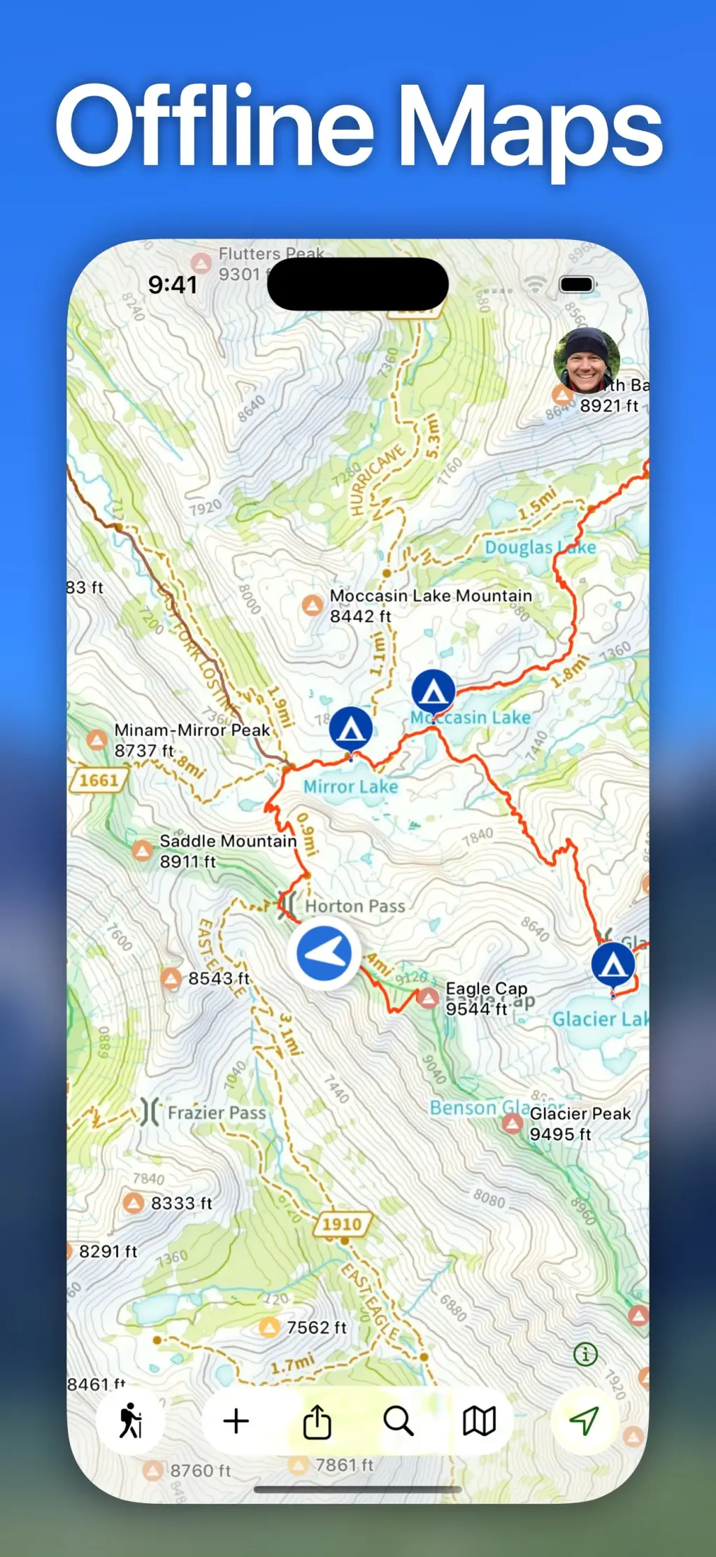 Topo Maps+: Topographic Maps App Store screenshot 1