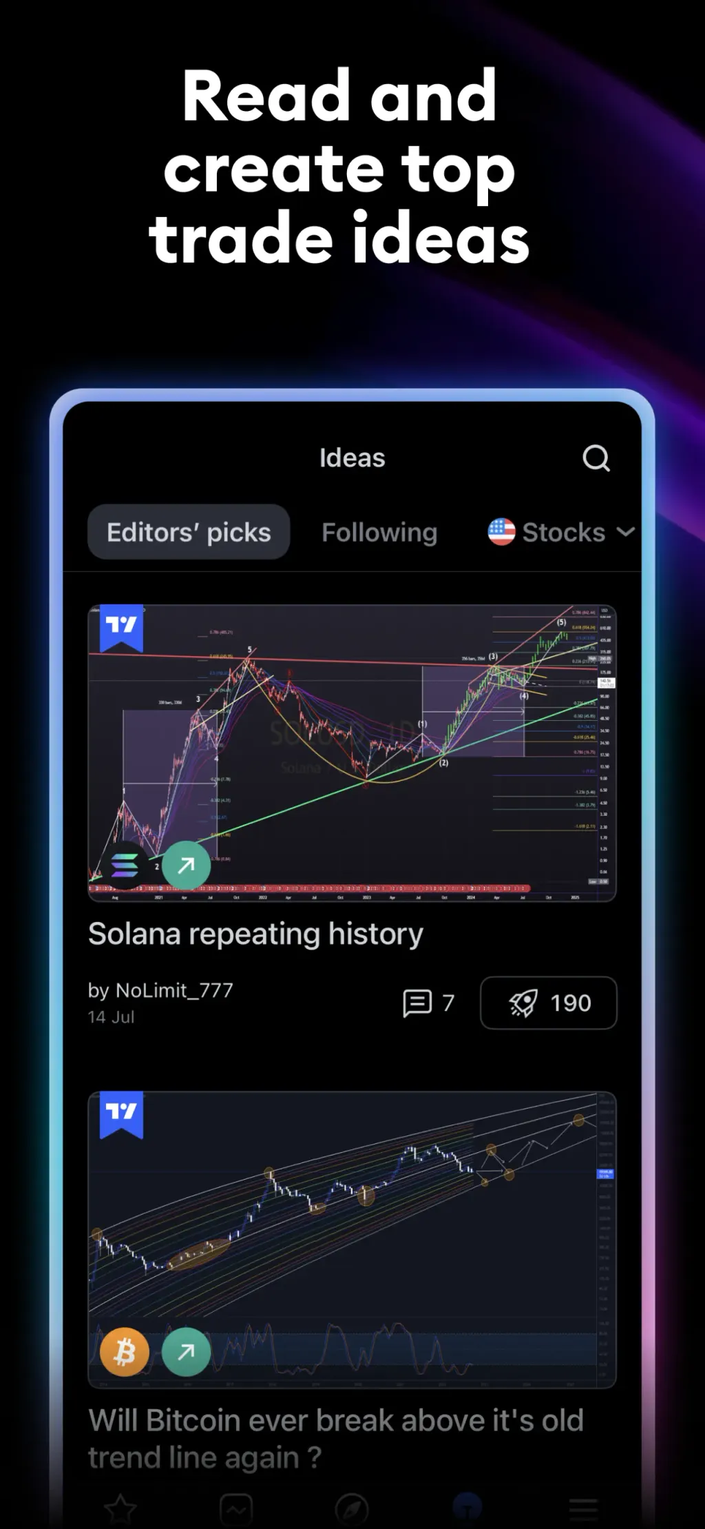 TradingView: Track All Markets App Store screenshot 5
