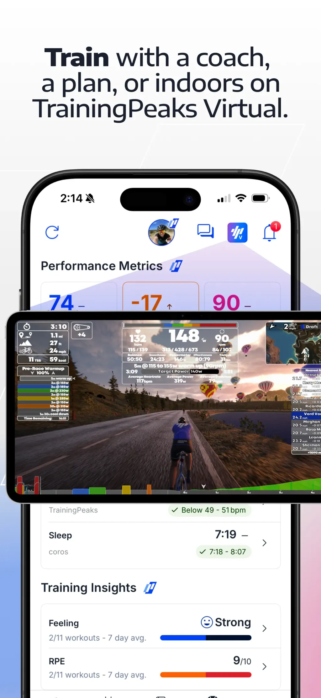 TrainingPeaks: Plan Train Lift App Store screenshot 3