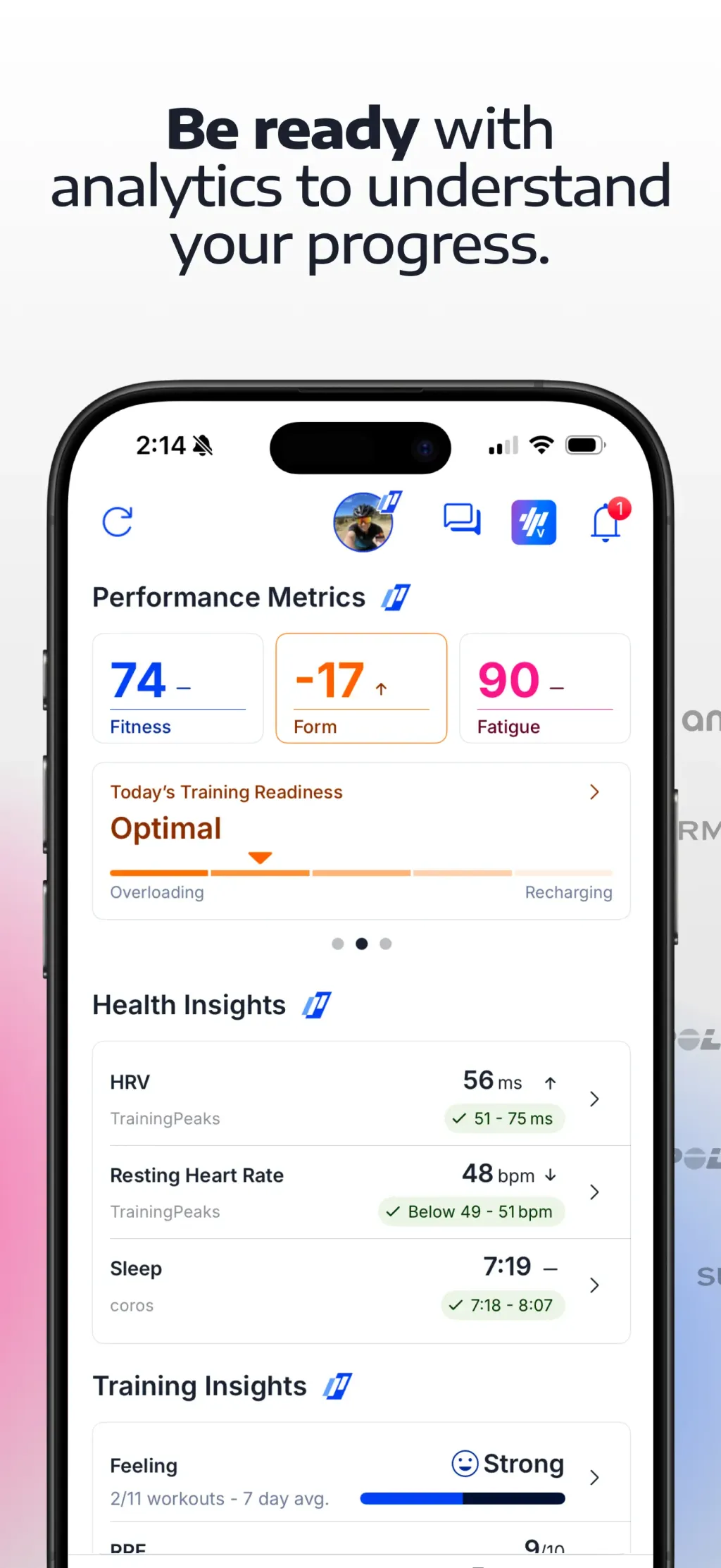 TrainingPeaks: Plan Train Lift App Store screenshot 5
