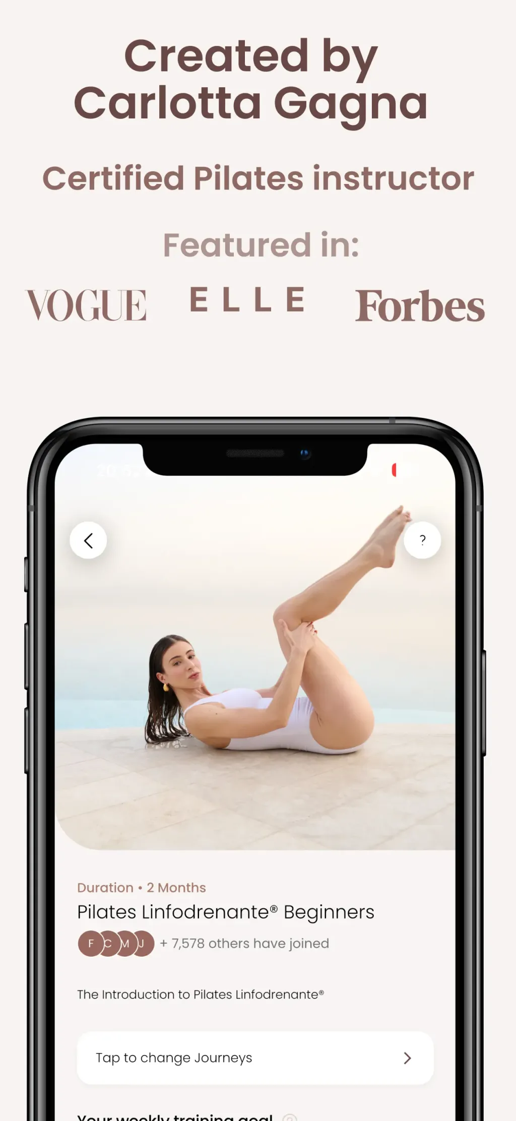 Traininpink by Carlotta Gagna App Store screenshot 4