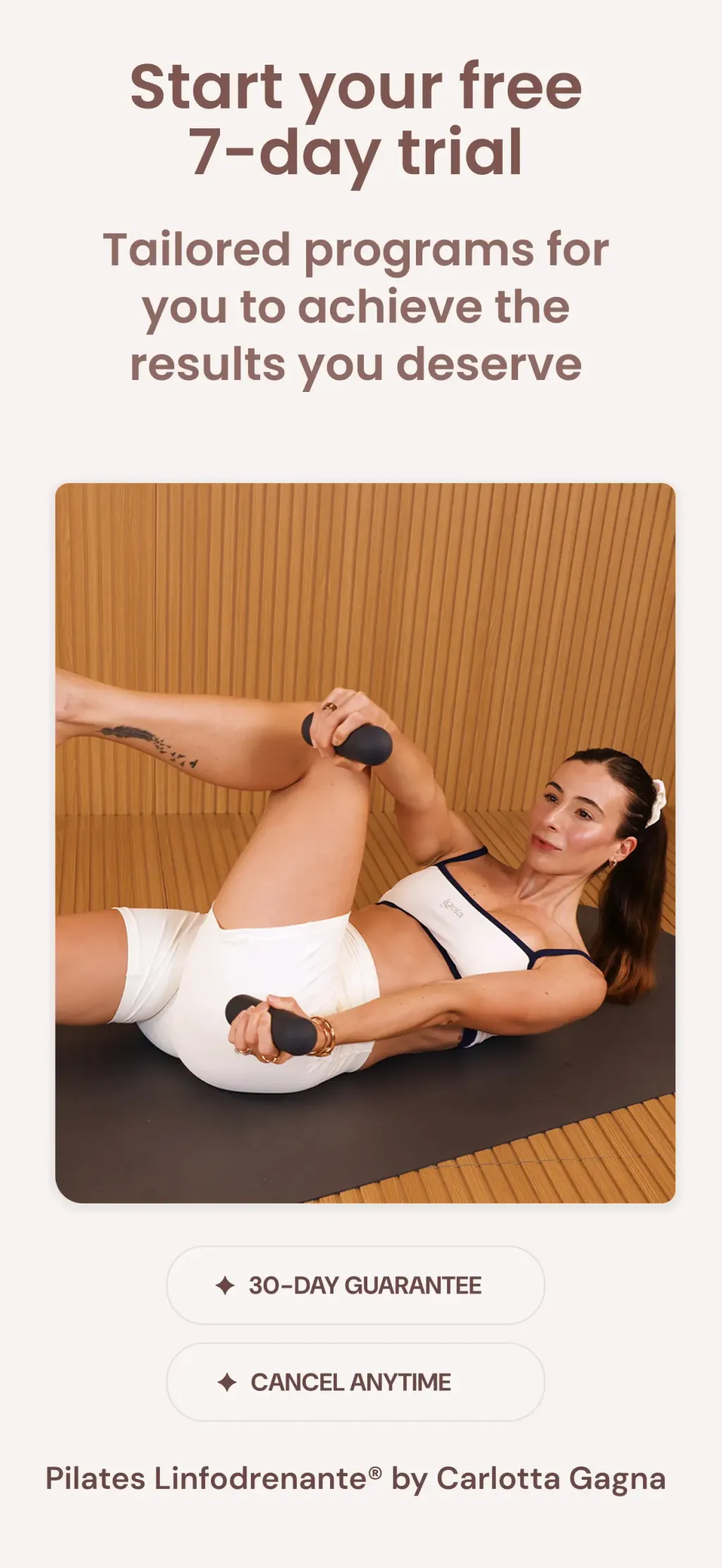 Traininpink by Carlotta Gagna App Store screenshot 8
