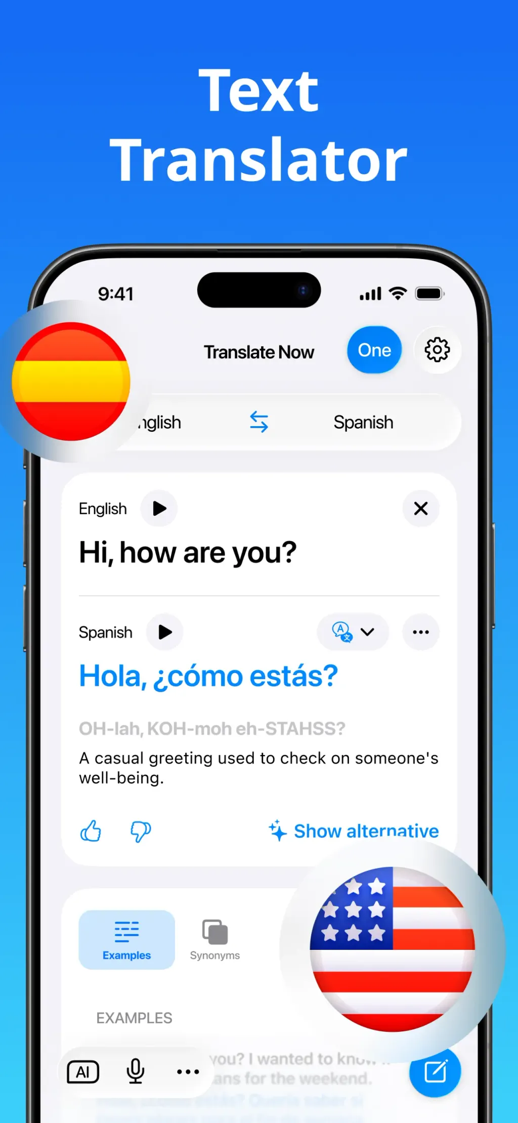Translate Now - AI Translator screenshot 1