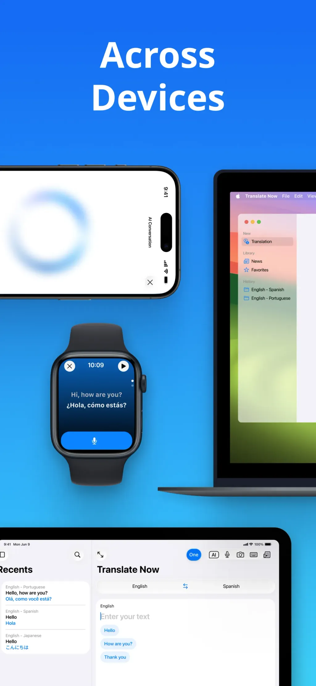 Translate Now - AI Translator App Store screenshot 10