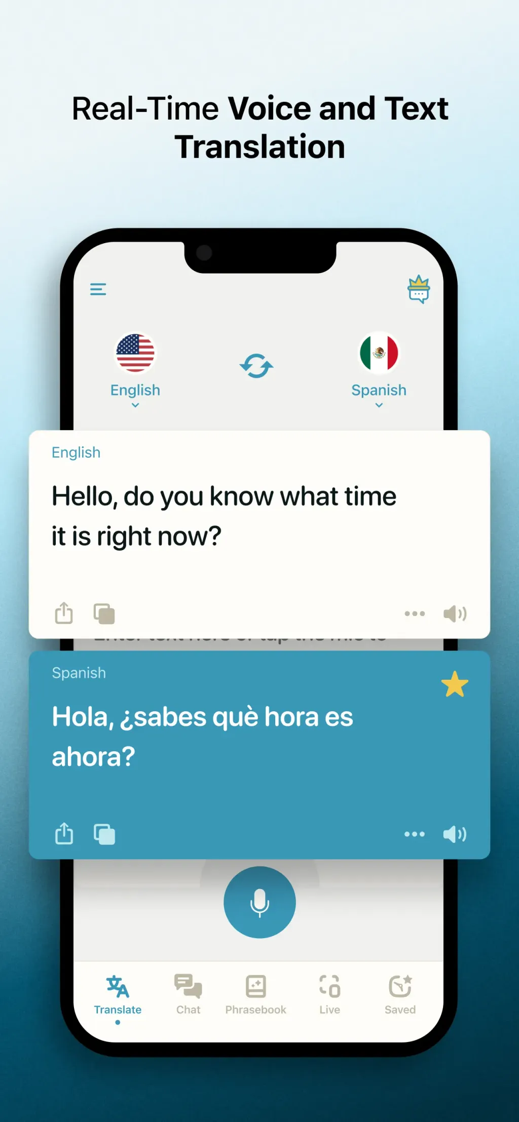 Translate: Voice & Text screenshot 1