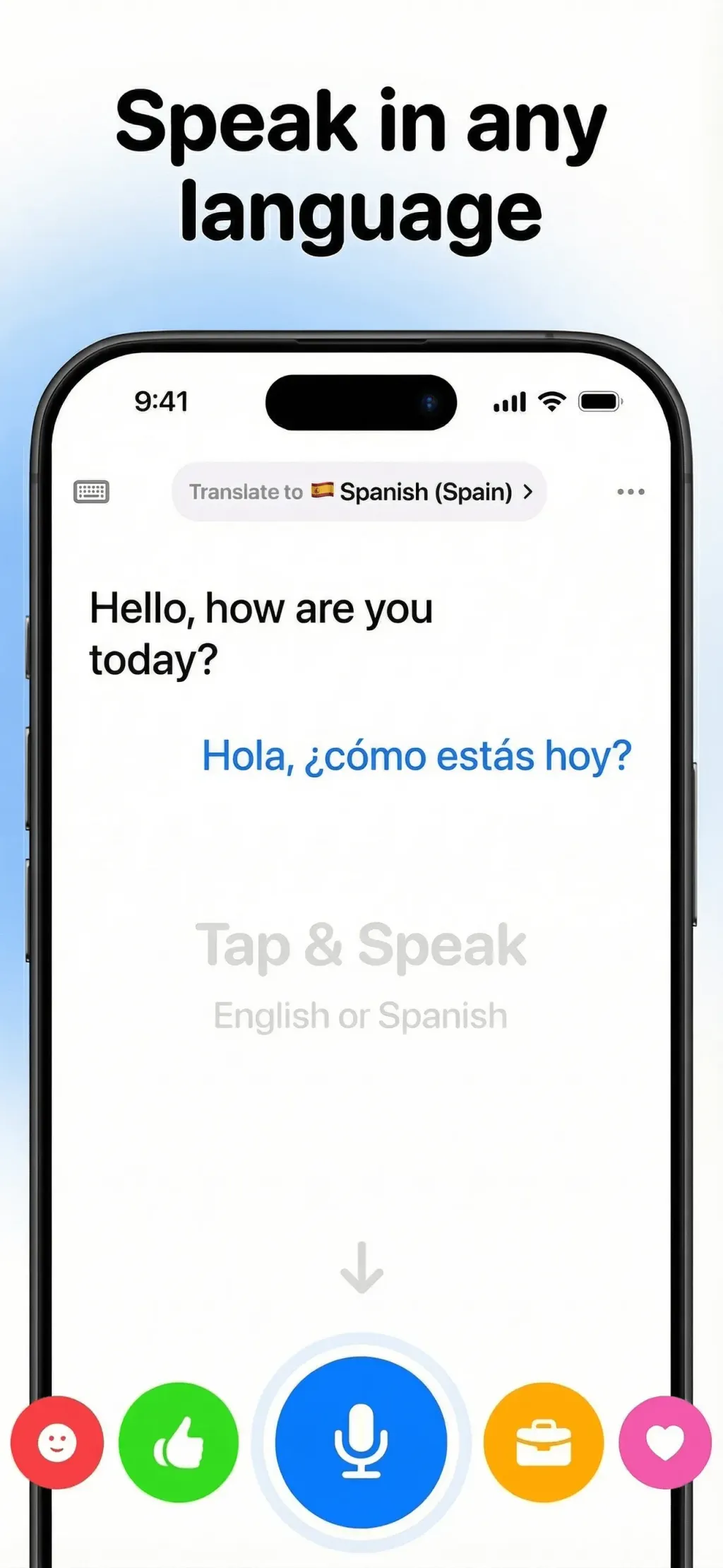 Translate your Voice - Talk AI screenshot 1