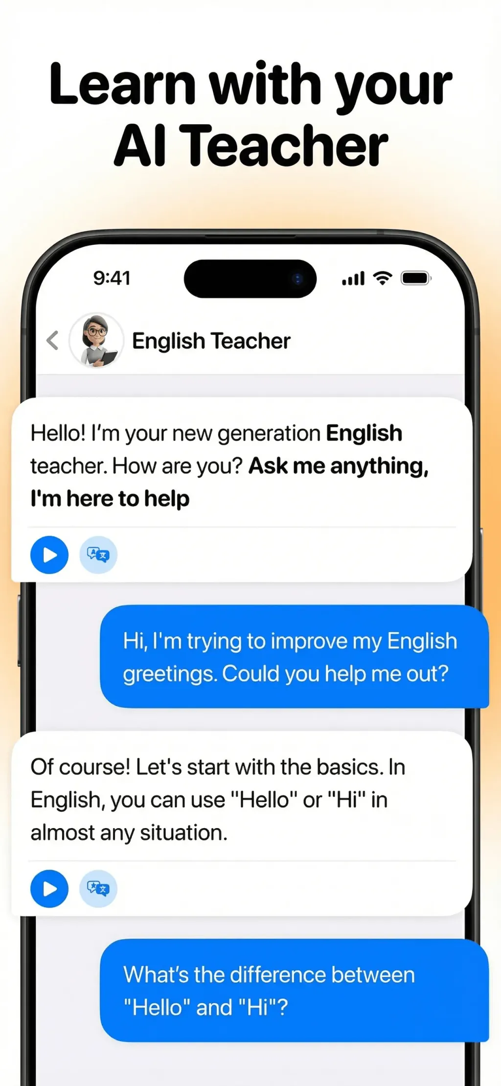 Translate your Voice - Talk AI App Store screenshot 6