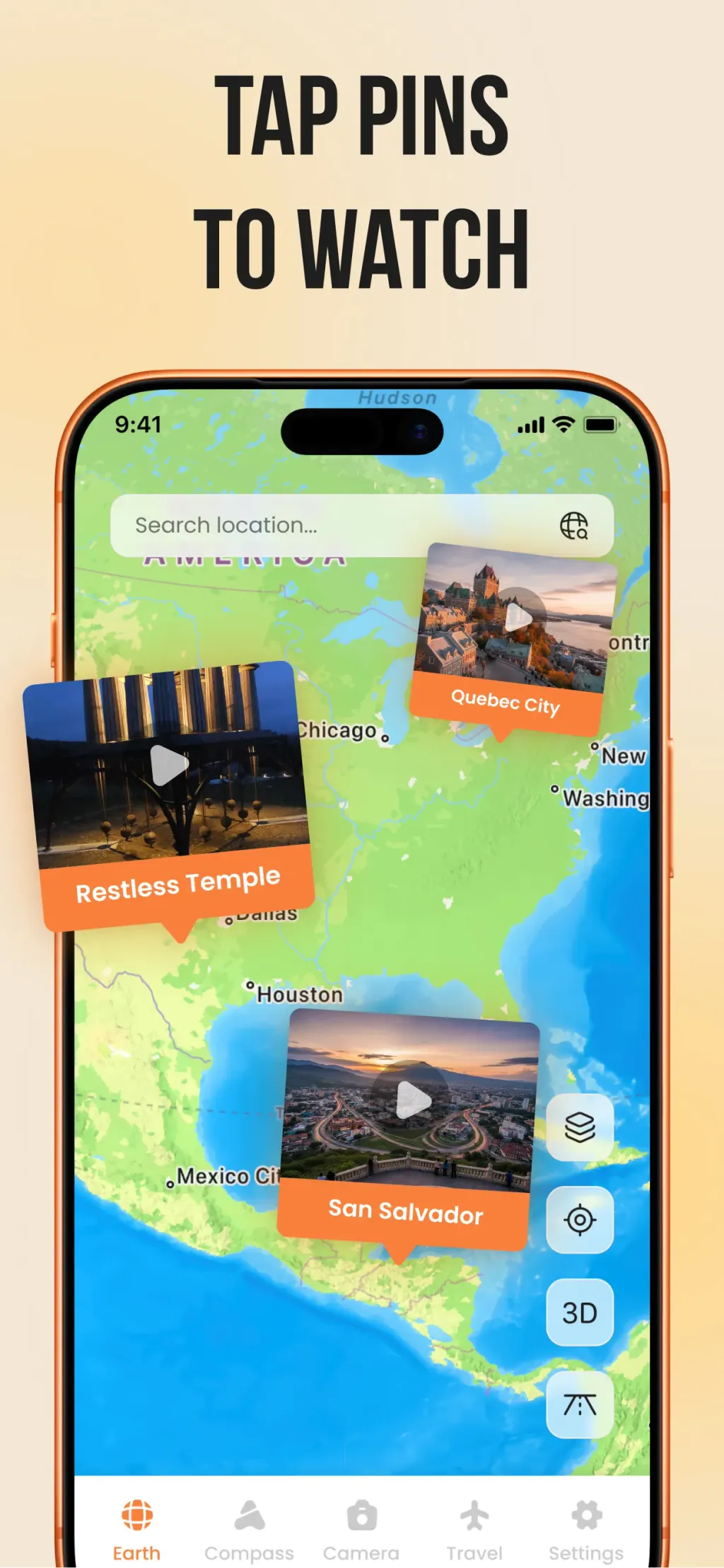 Travel Camera & Compass App Store screenshot 2