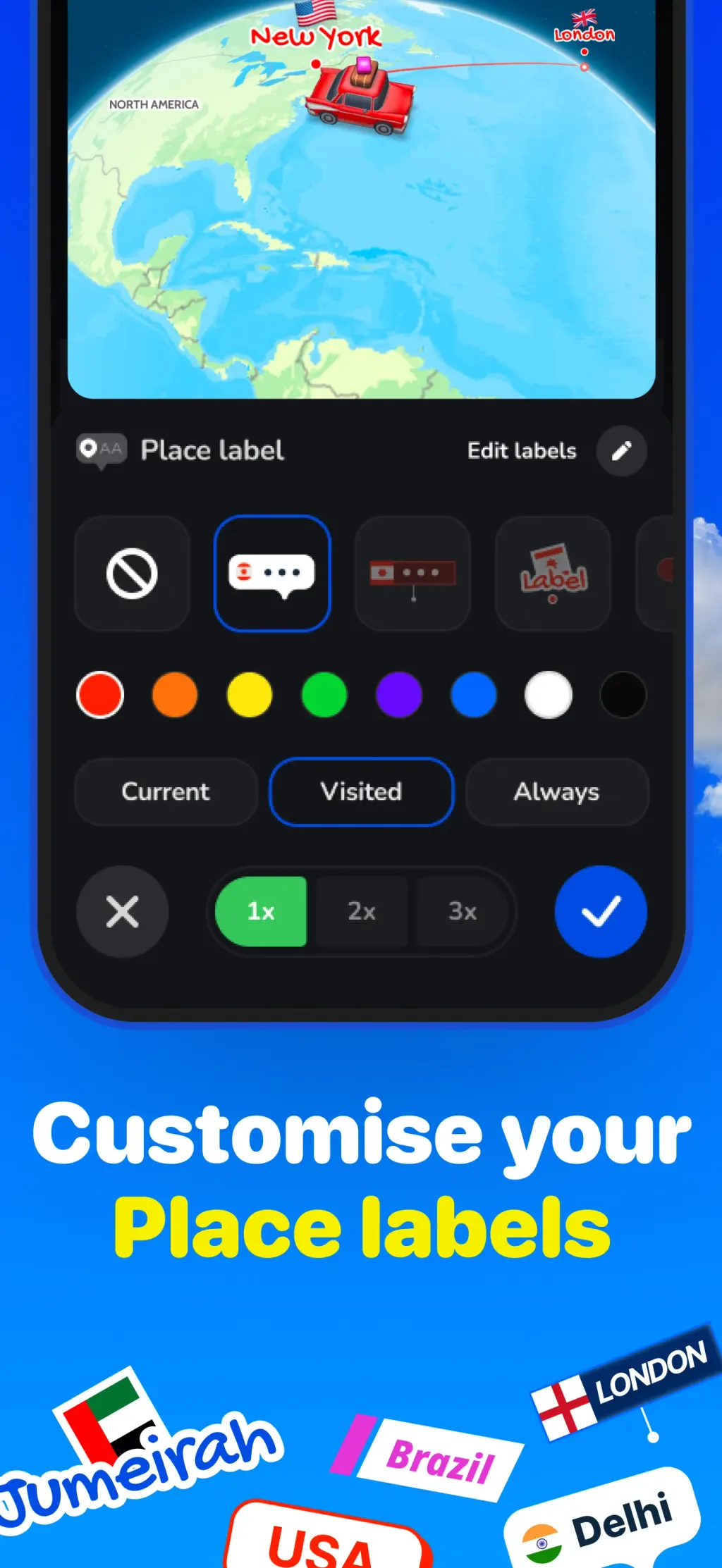 TravelAnimator: Journey Route App Store screenshot 7