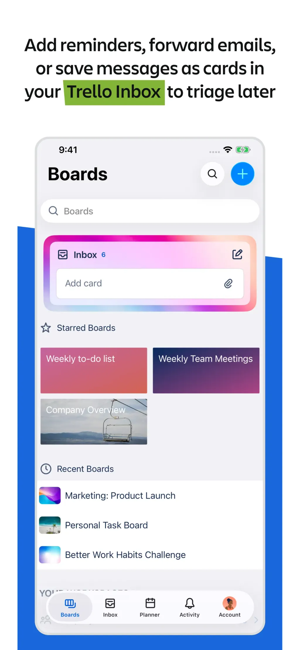 Trello: Daily Task Tracker App Store screenshot 1