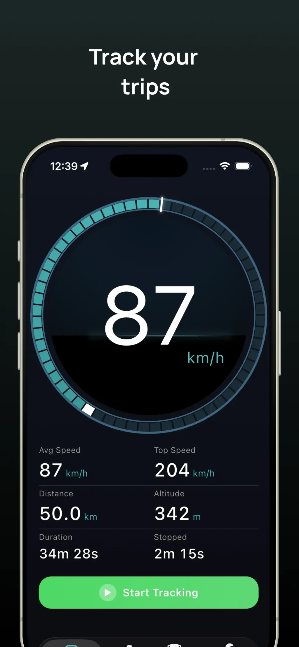 TripRank - Speed Tracker App Store screenshot 1