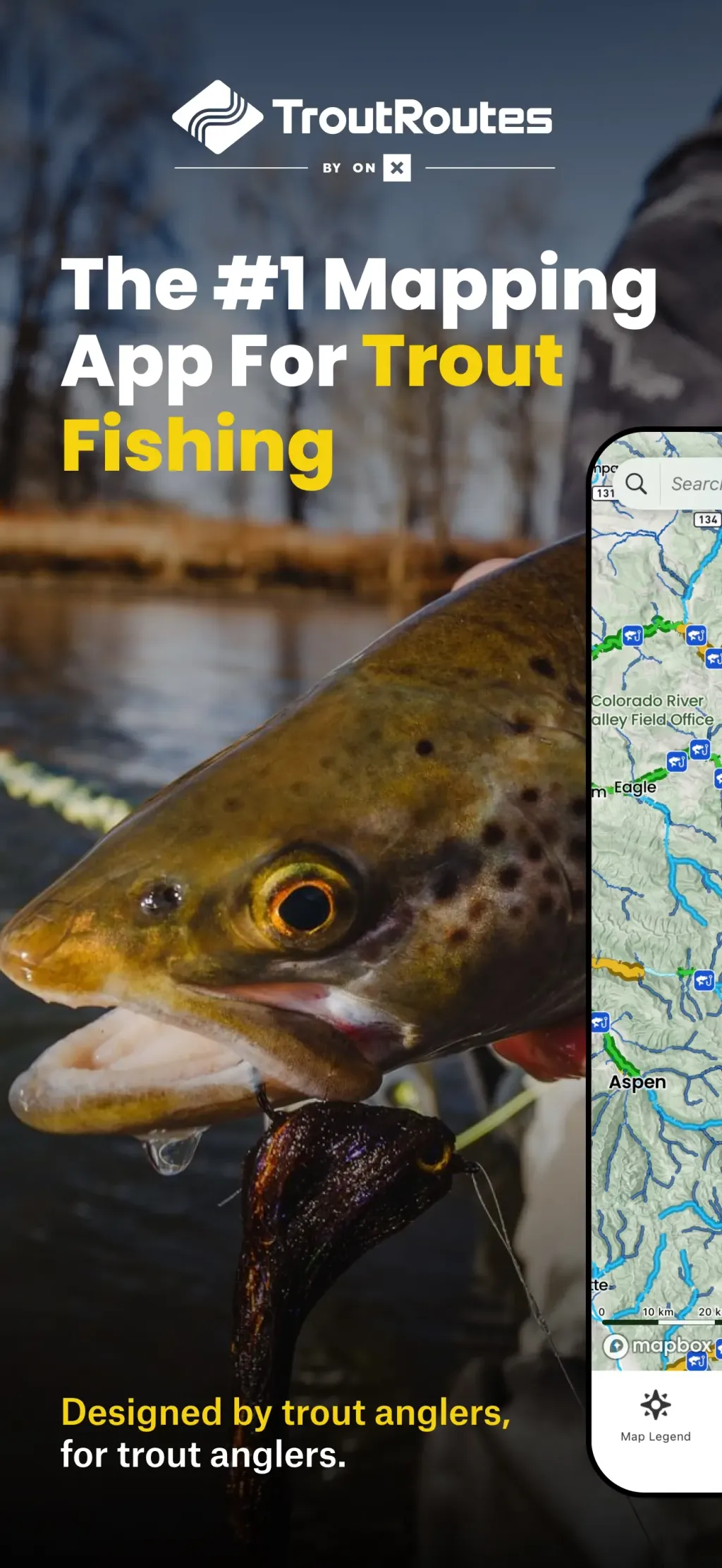 TroutRoutes: Fly Fishing App App Store screenshot 1