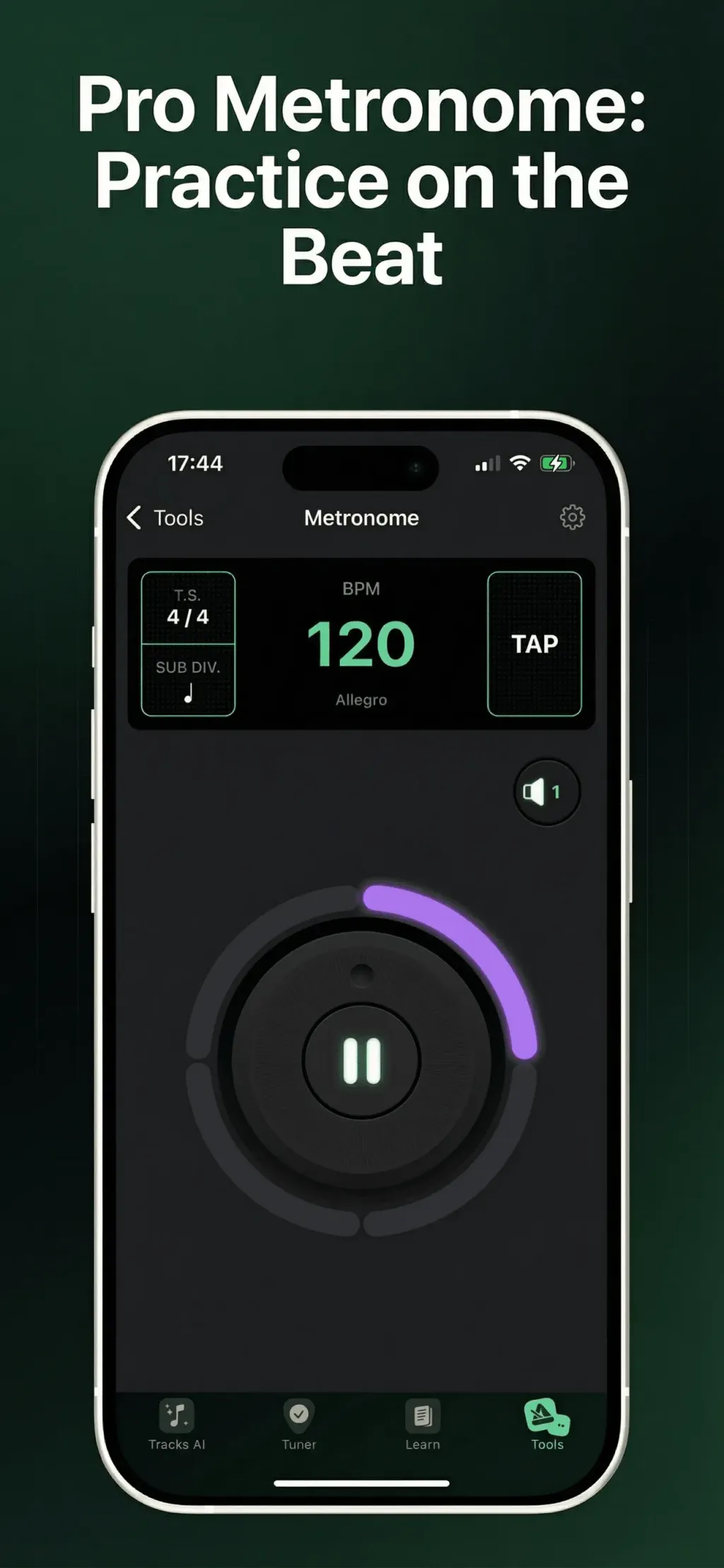 Tuner Pro: Guitar Tuner & Tab screenshot 1