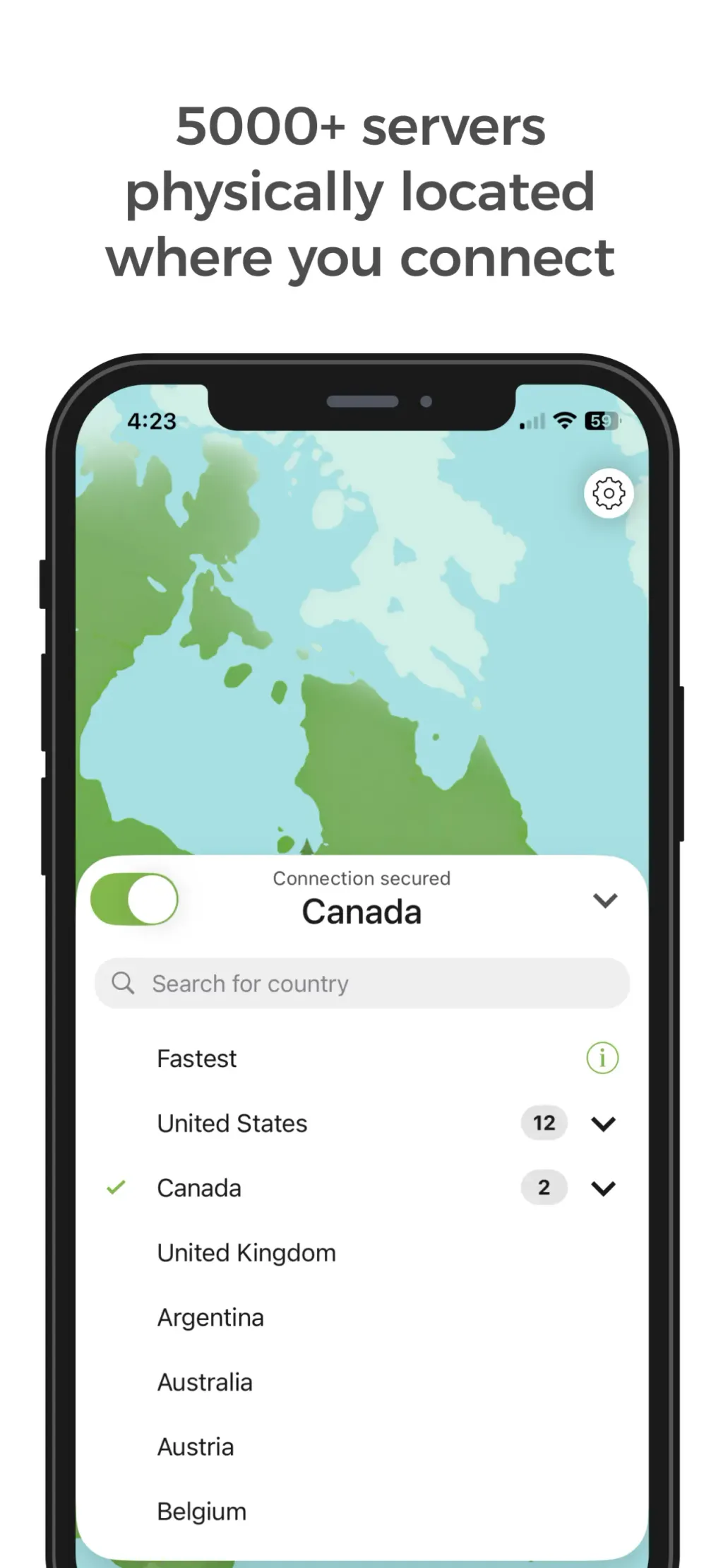 TunnelBear: Secure VPN & Wifi App Store screenshot 4