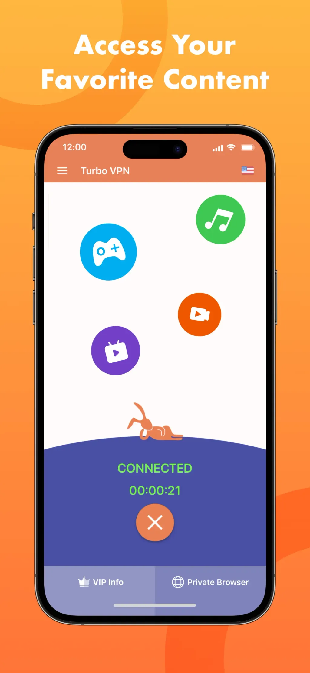 Turbo VPN Private Browser screenshot 1