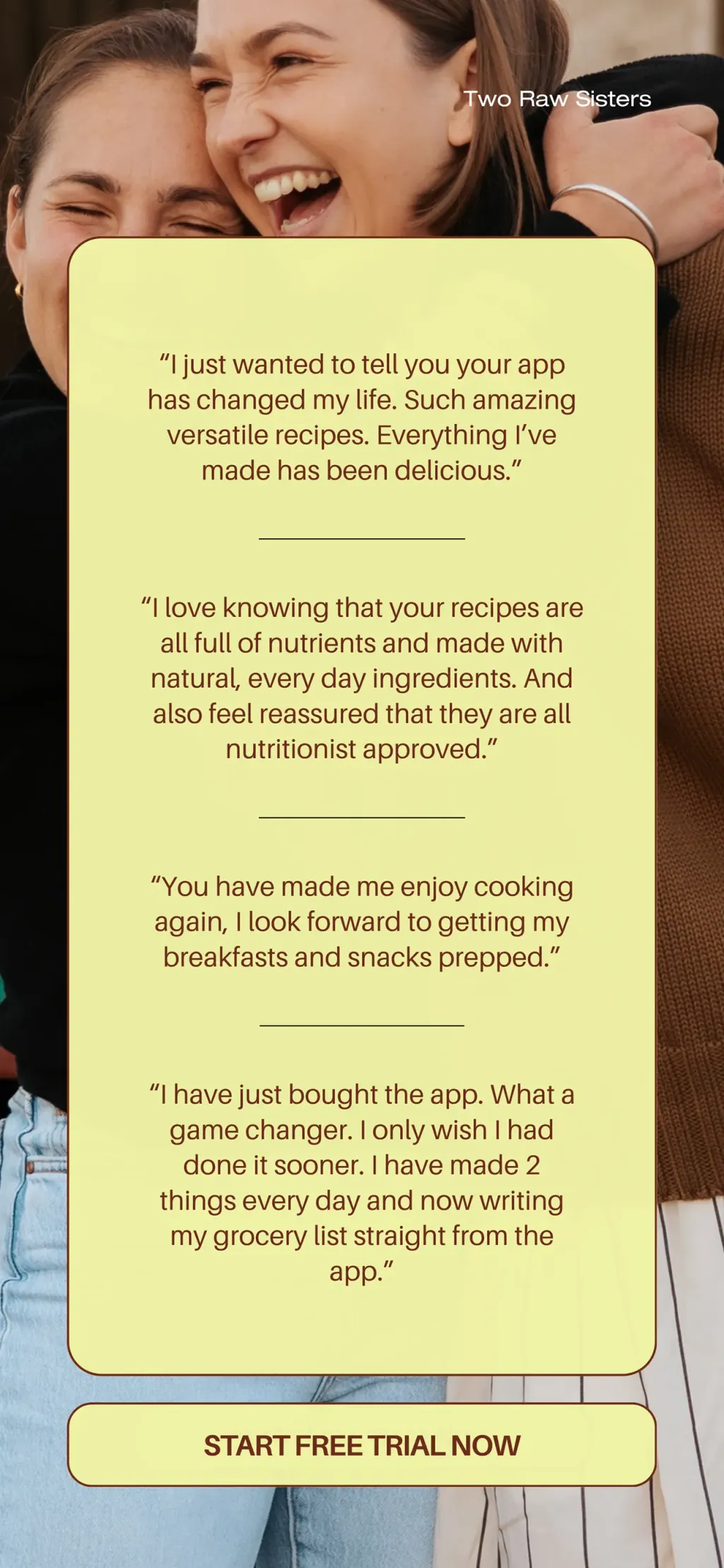 Two Raw Sisters Recipes App Store screenshot 10