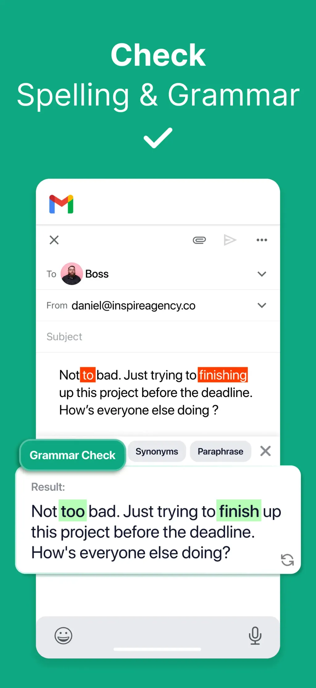 TypeAI: AI Keyboard & Writer screenshot 1