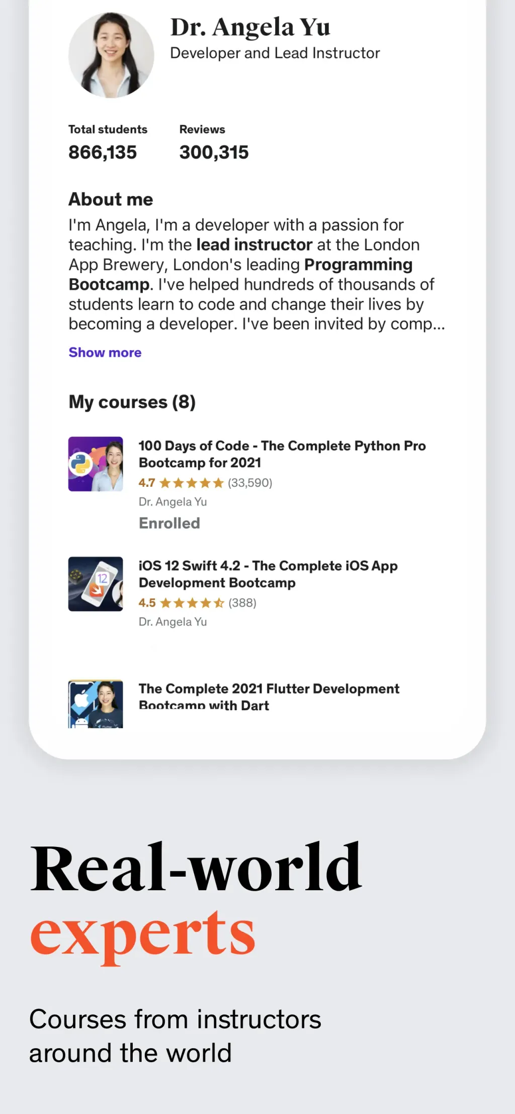 Udemy Online Video Courses App Store screenshot 2