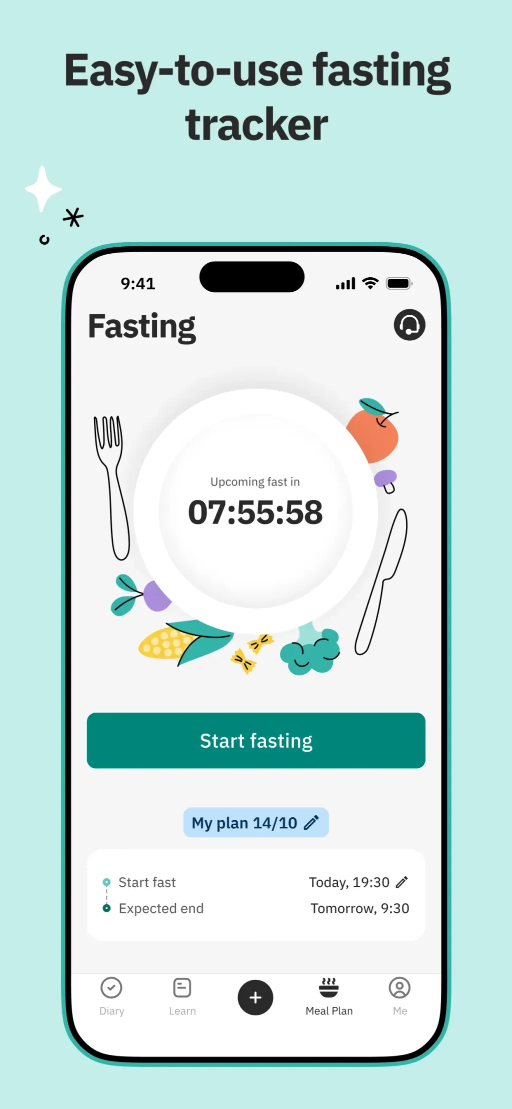Unimeal: Fasting and Diet App Store screenshot 2