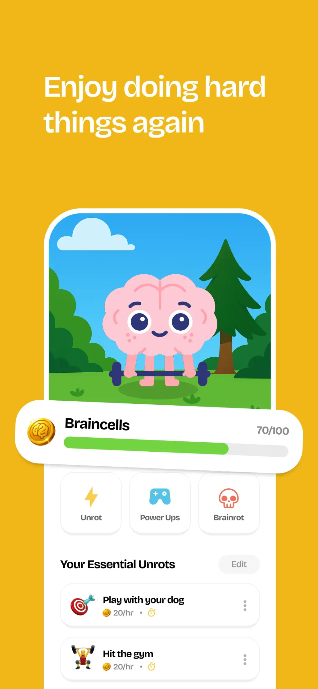Unrot: Earn your Screen Time App Store screenshot 7