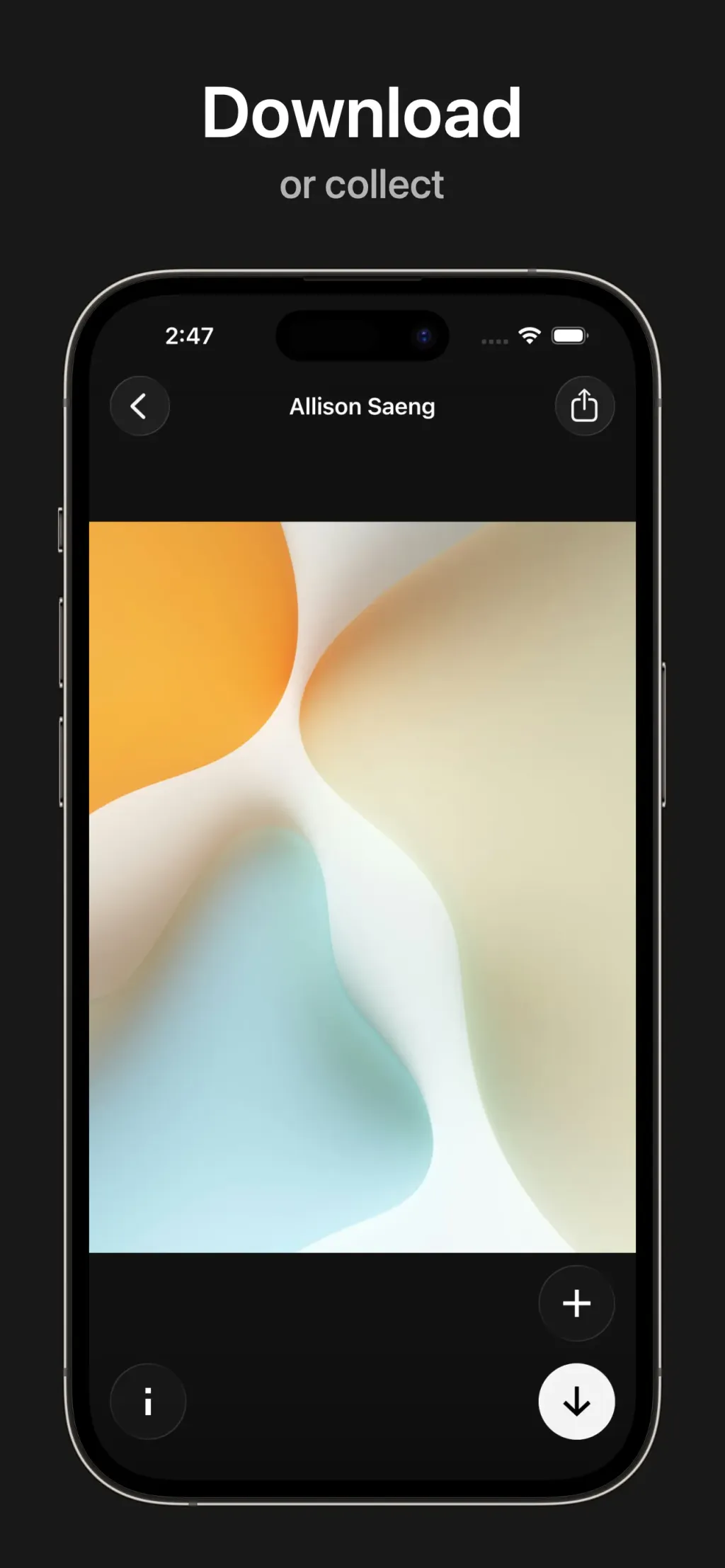 Unsplash App Store screenshot 3
