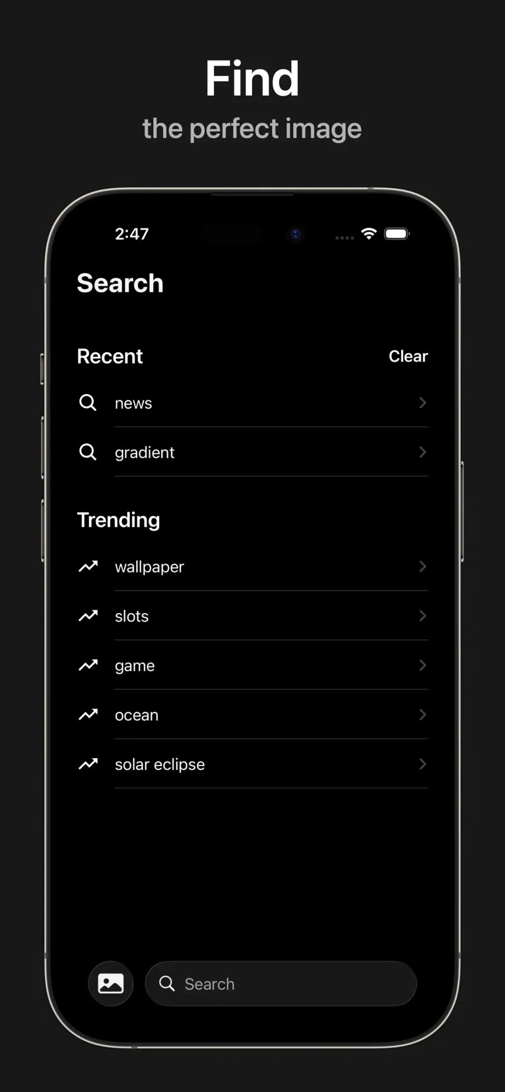 Unsplash App Store screenshot 4