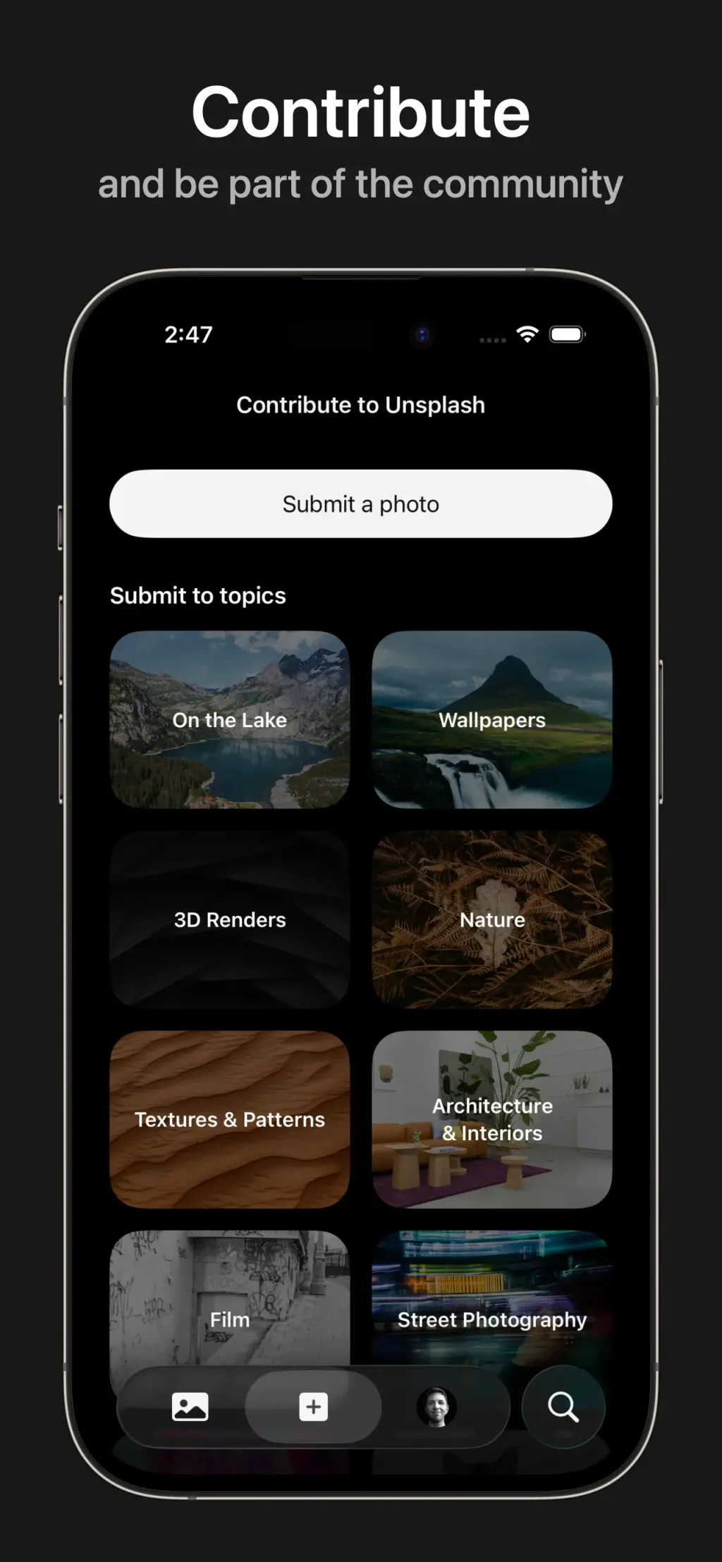 Unsplash App Store screenshot 6