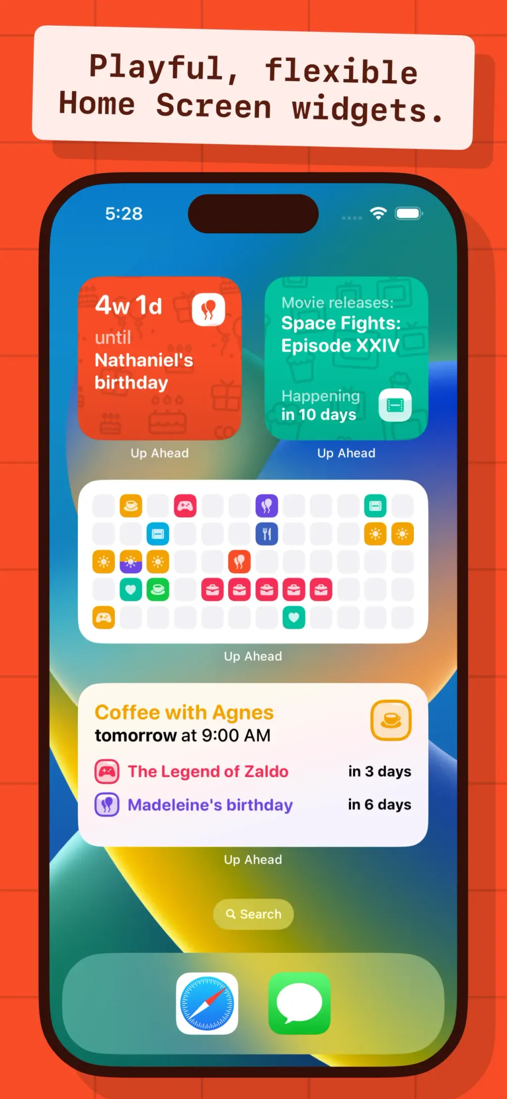 Up Ahead: Countdown Widgets App Store screenshot 2