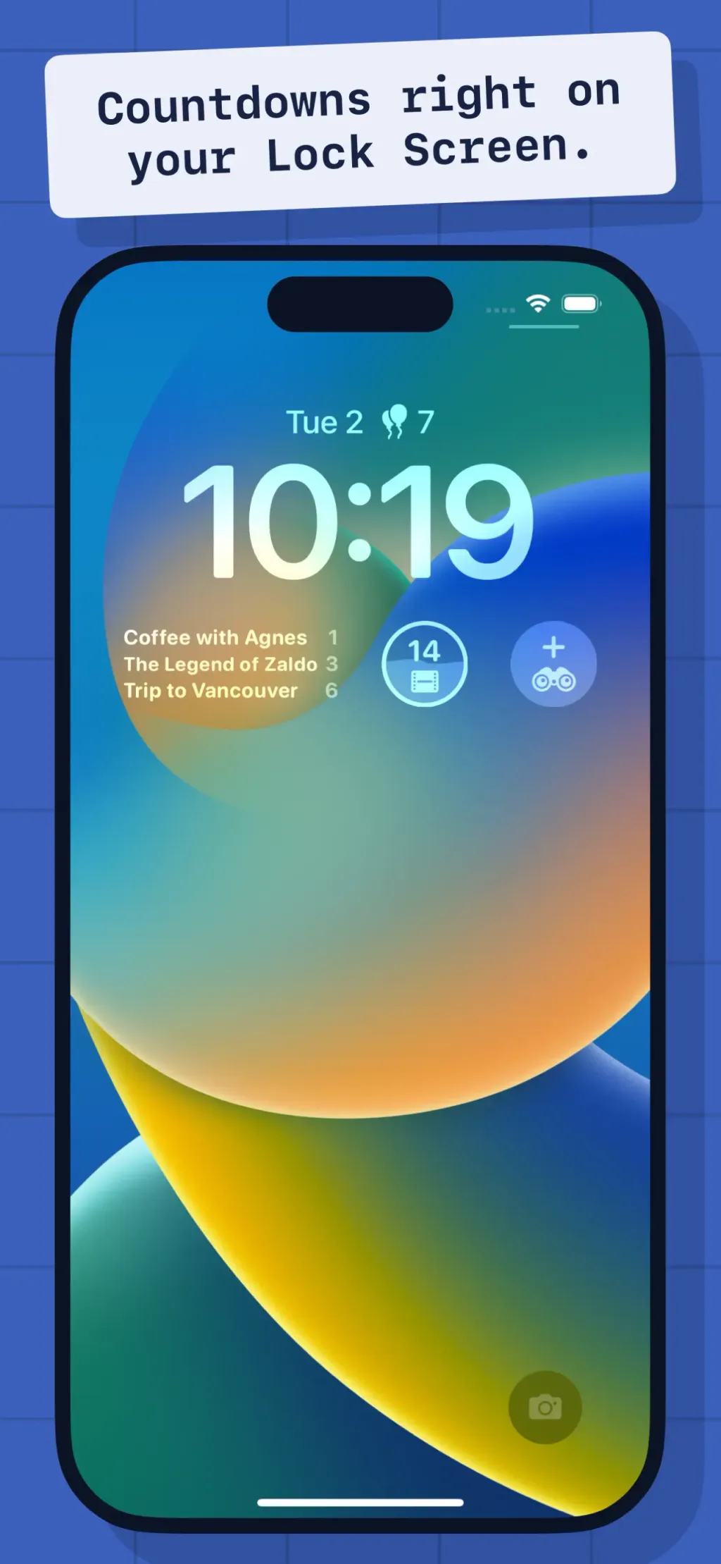 Up Ahead: Countdown Widgets App Store screenshot 7