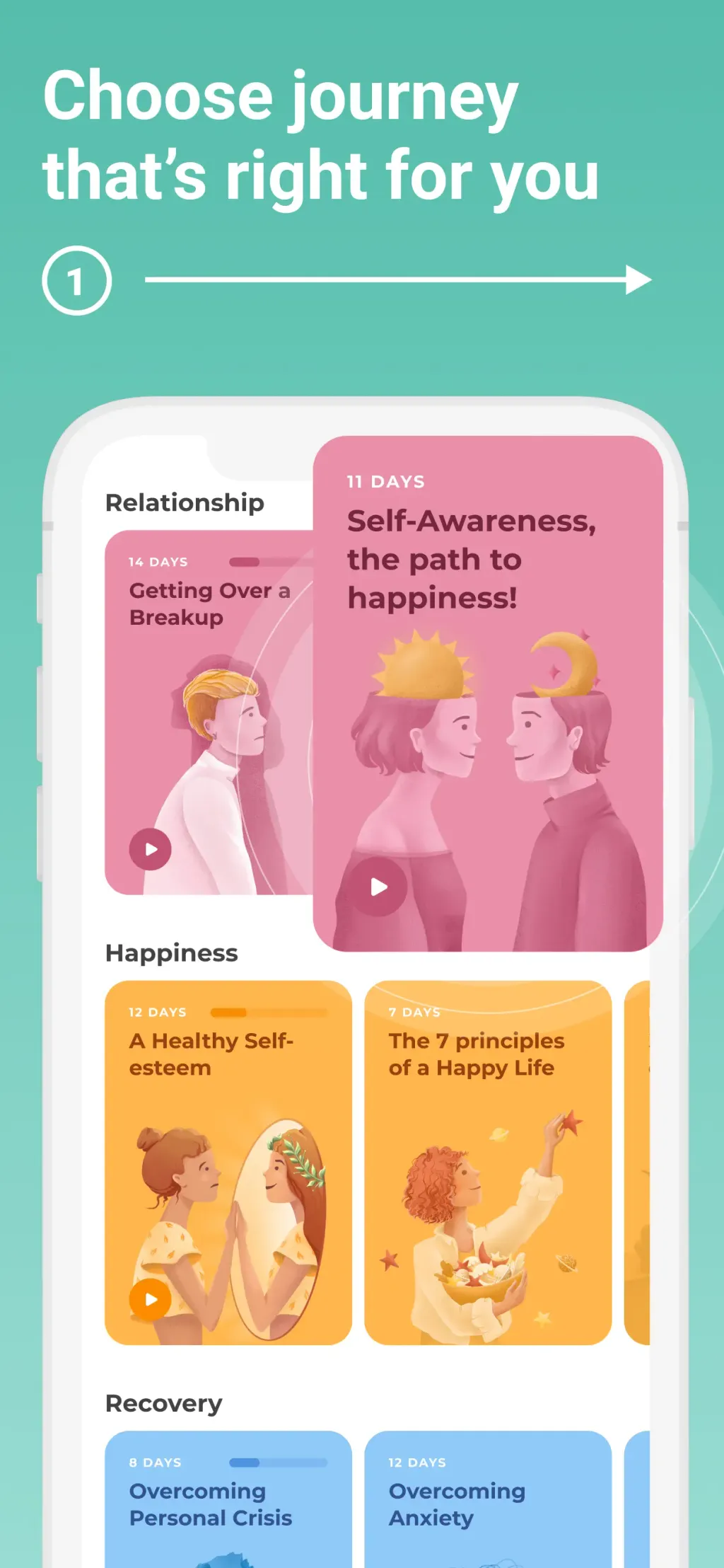 UpLife: CBT Therapy, Self Care App Store screenshot 3
