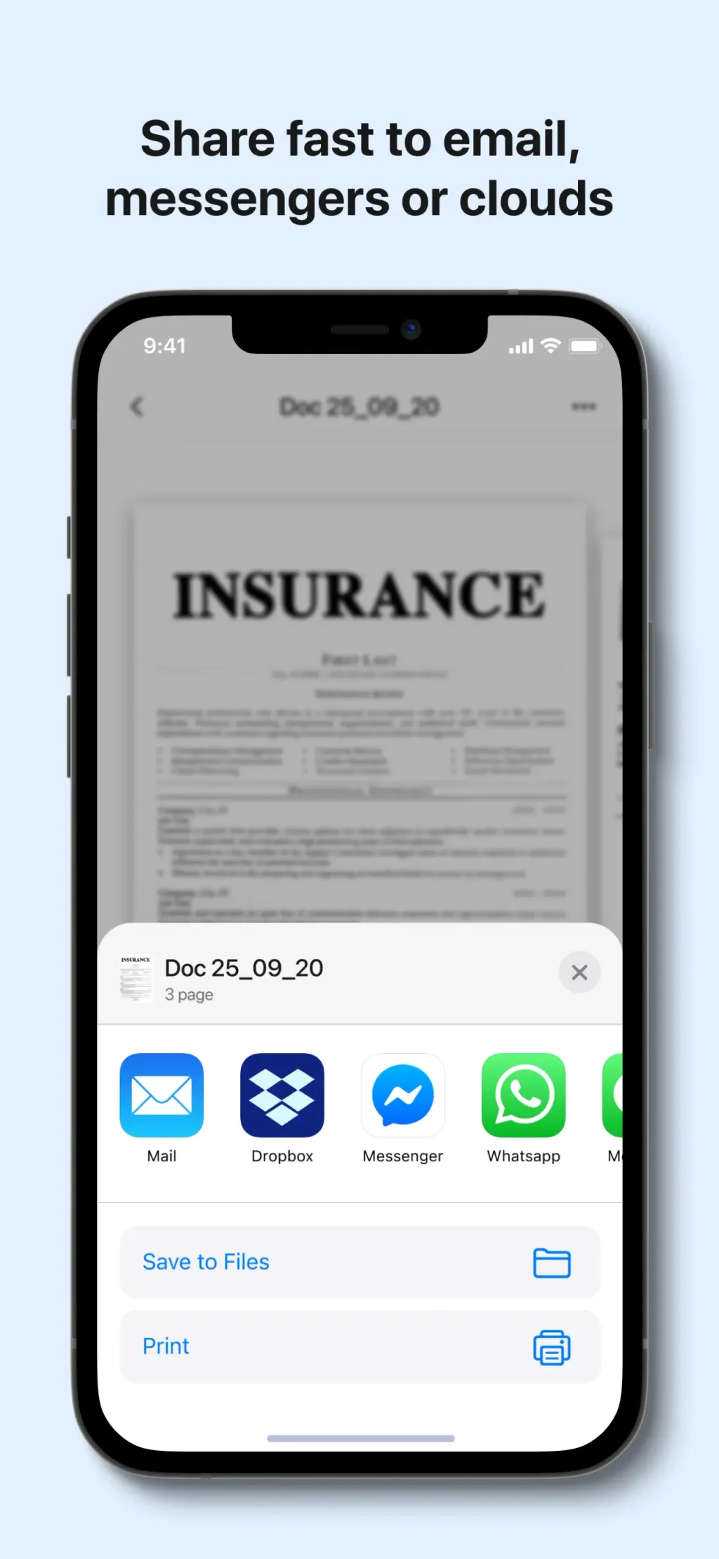 uScan - PDF Document Scanner App Store screenshot 4